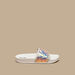 Aqua Quilted Slip-On Slides-Girl%27s Flip Flops & Beach Slippers-thumbnail-2