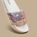 Aqua Quilted Slip-On Slides-Girl%27s Flip Flops & Beach Slippers-thumbnail-3
