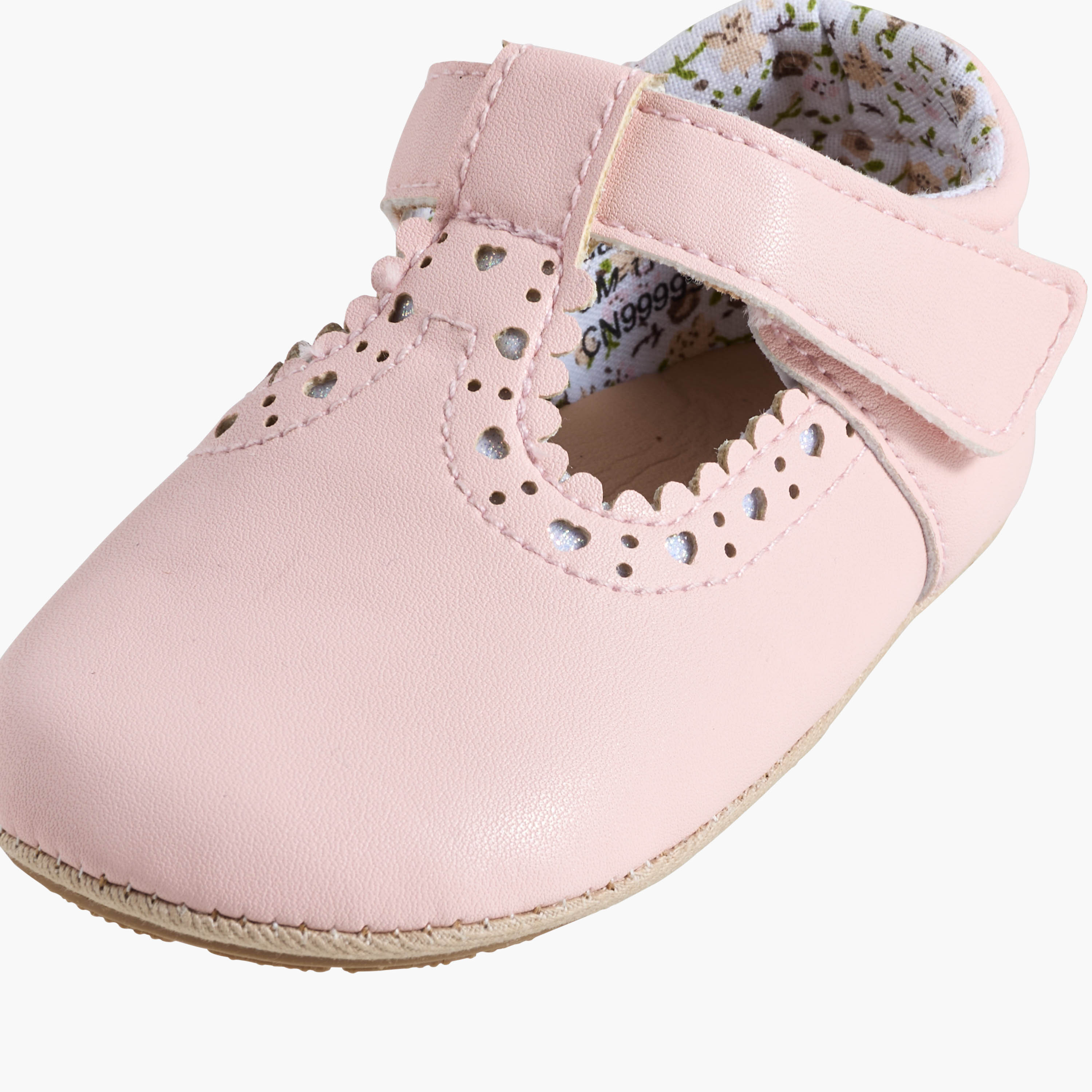 Barefeet Booties with Hook & Loop Closure-baby-girls-shoes-booties-image-5