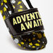 Aqua Printed Slip-On Slide Slippers with Elastic Strap-Boy%27s Flip Flops & Beach Slippers-thumbnail-3