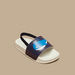 Aqua Whale Print Slip-On Slingback Slides-Boy%27s Flip Flops & Beach Slippers-thumbnail-1