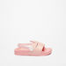 Aqua Unicorn Applique Slip-On Slide Slippers with Elastic Strap-Girl%27s Flip Flops & Beach Slippers-thumbnailMobile-2