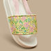 Aqua Floral Print Slip-On Slingback Slides-Girl%27s Flip Flops & Beach Slippers-thumbnailMobile-3