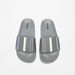 Aqua Striped Slip-On Slides-Boy%27s Flip Flops & Beach Slippers-thumbnailMobile-0
