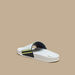 Aqua Striped Slip-On Slides-Boy%27s Flip Flops & Beach Slippers-thumbnailMobile-1