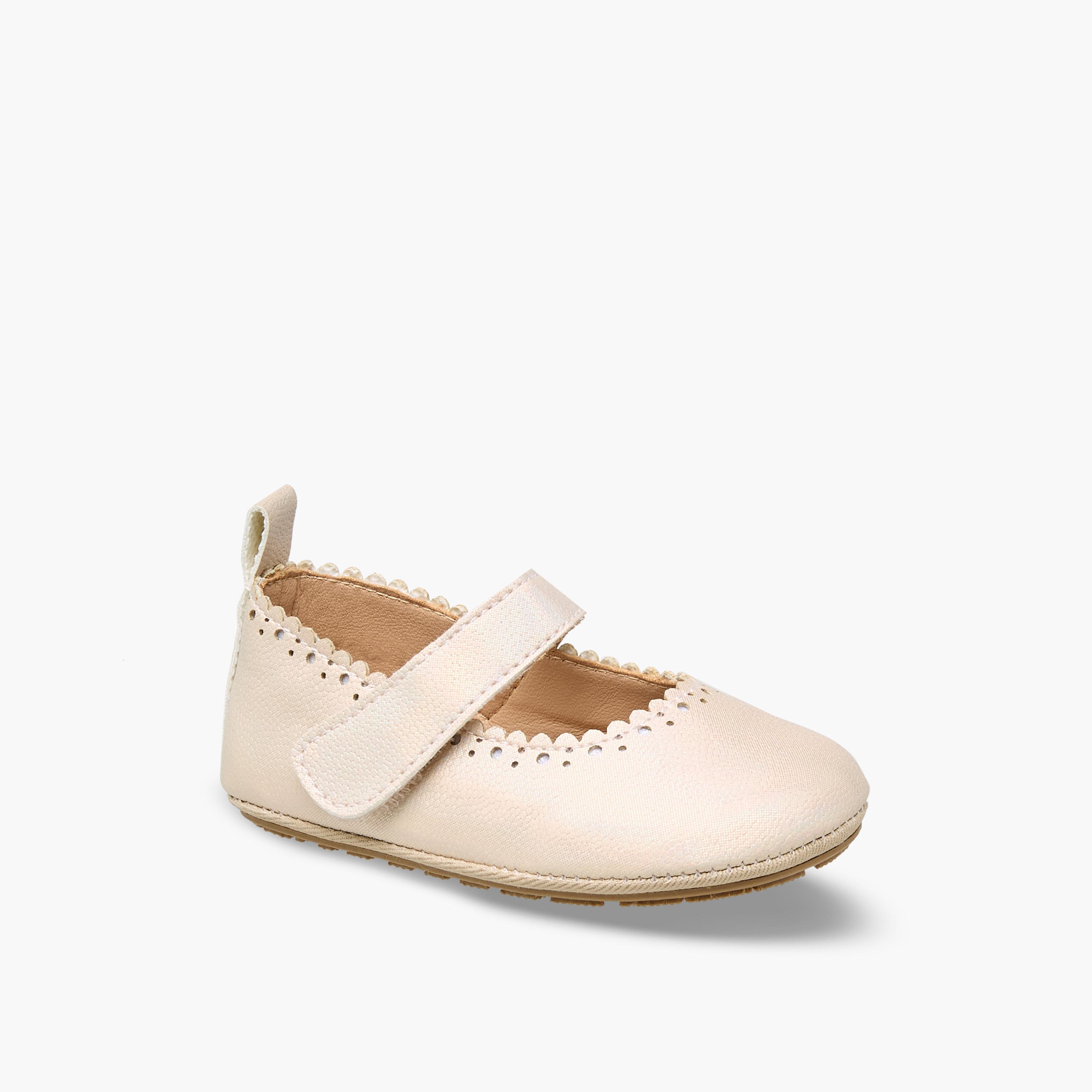 Barefeet Booties with Hook & Loop Closure-baby-girls-shoes-booties-image-2