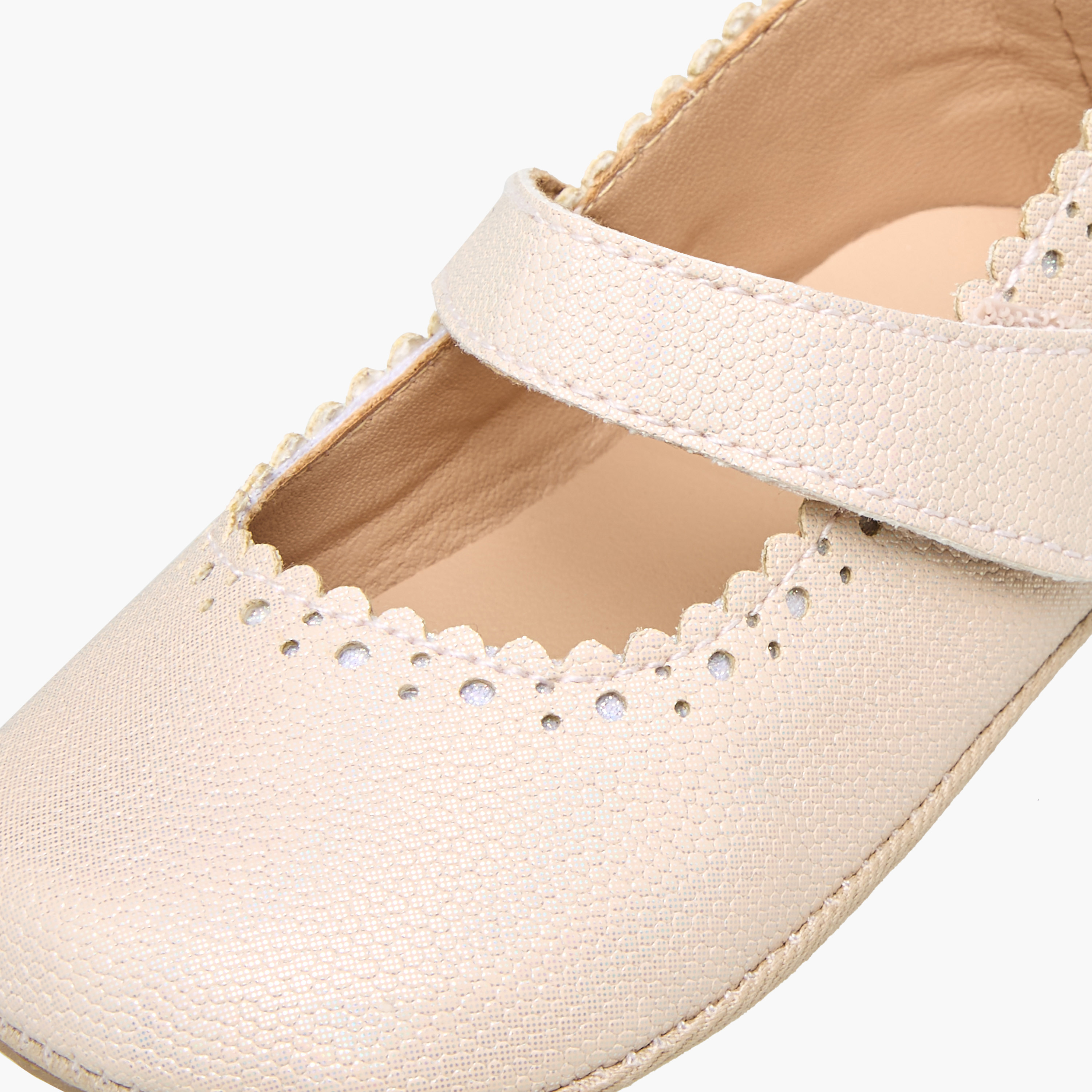 Barefeet Booties with Hook & Loop Closure-baby-girls-shoes-booties-image-4