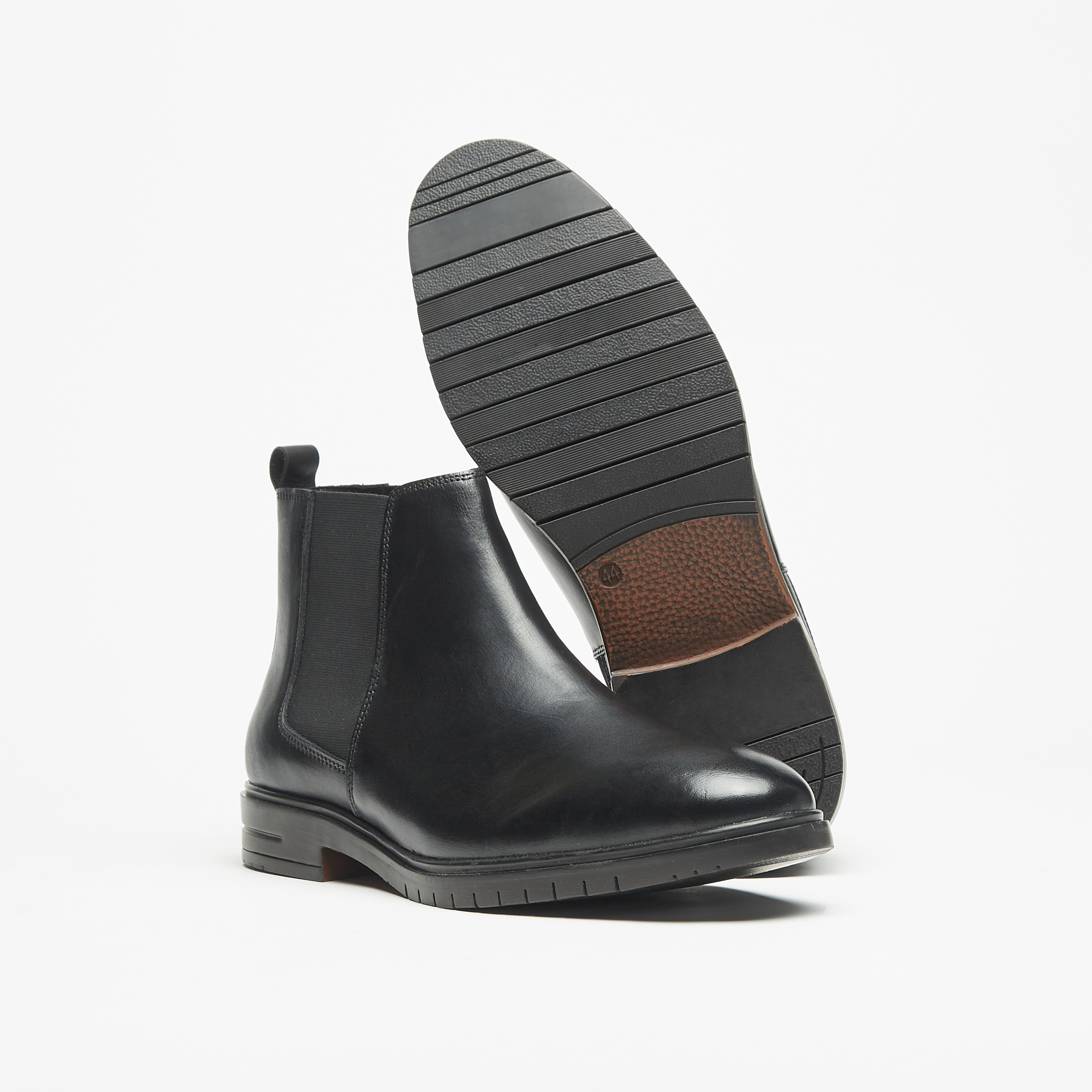 Solid Slip-On Chelsea Boots with Pull Tabs-men-shoes-boots-image-4