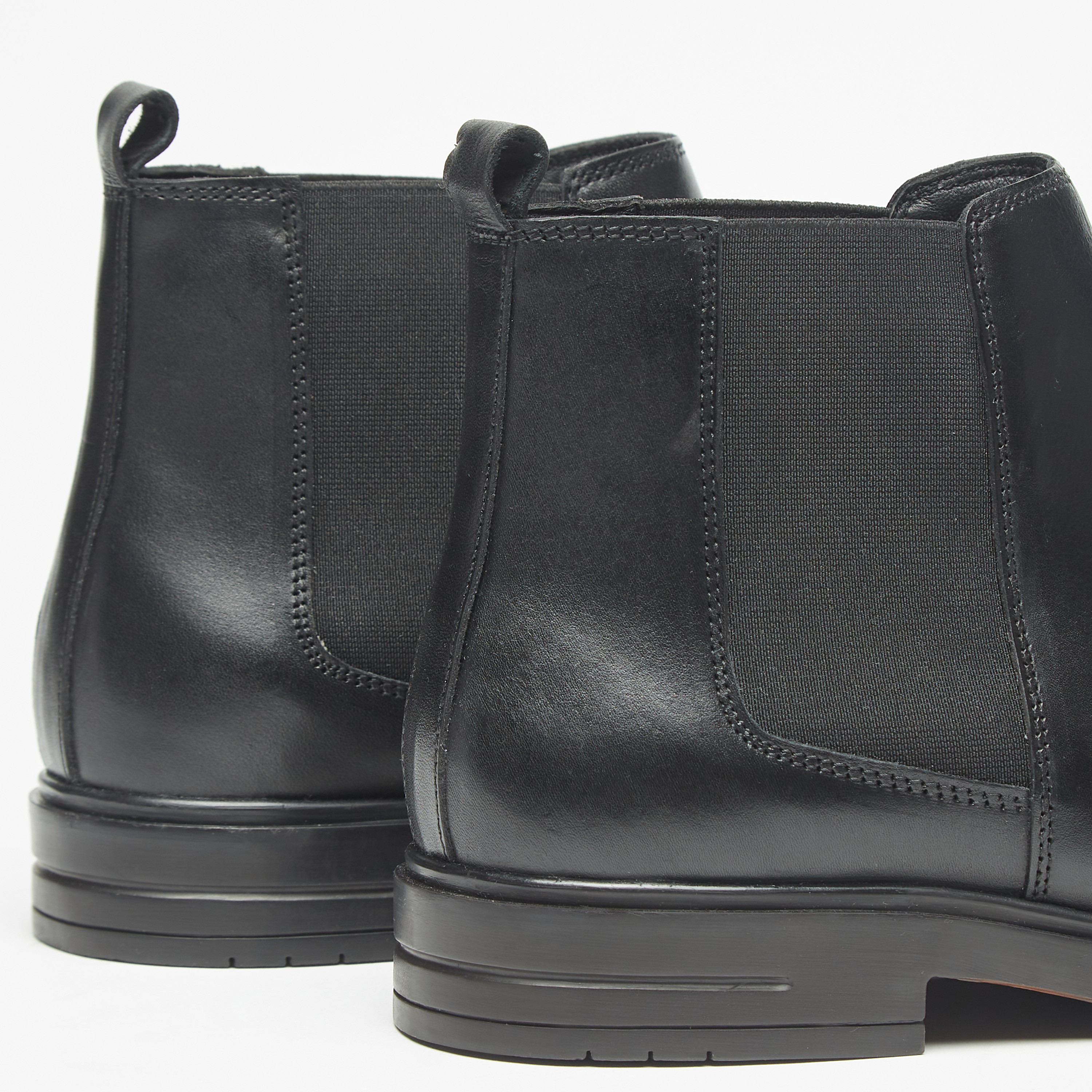 Solid Slip-On Chelsea Boots with Pull Tabs-men-shoes-boots-image-5