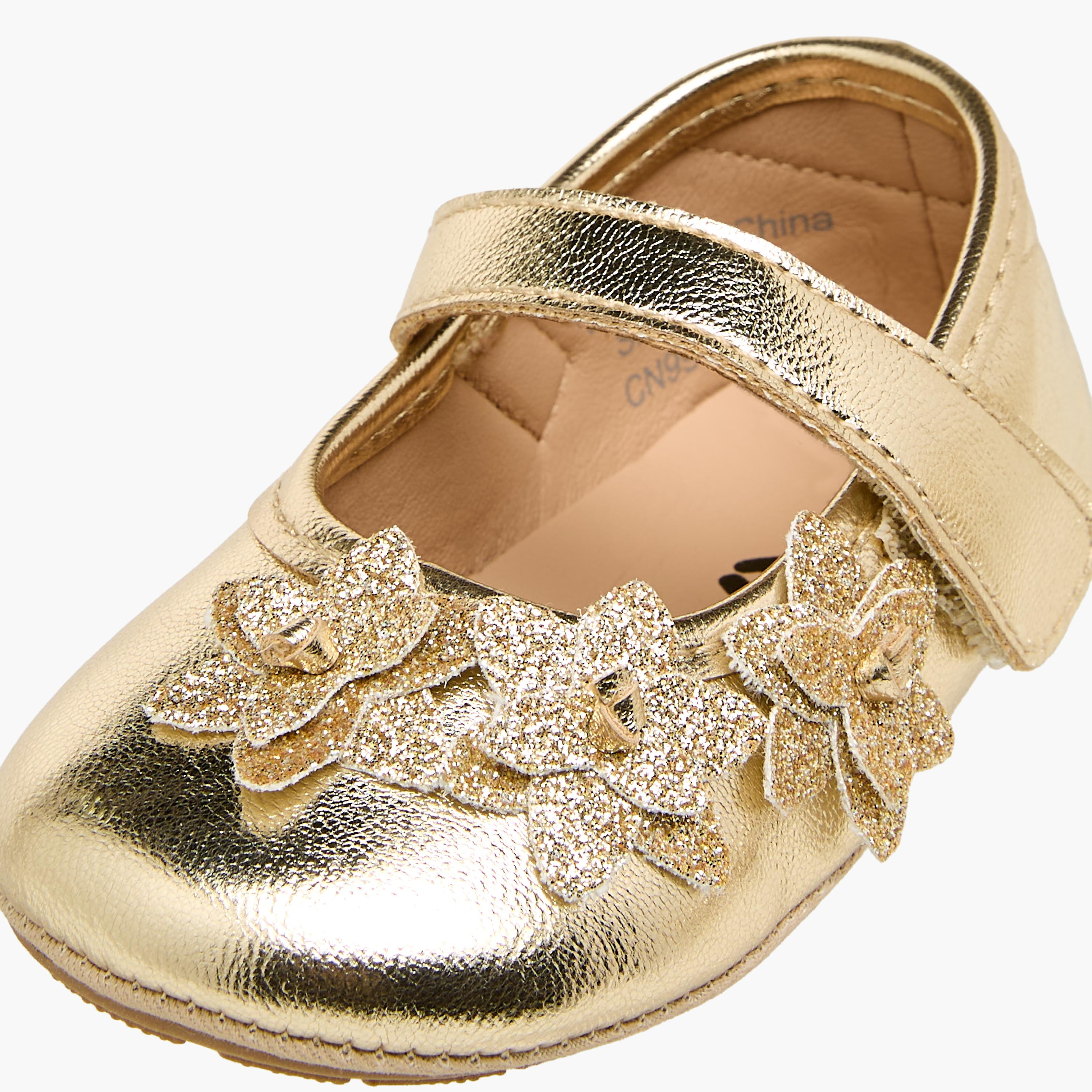 بوت بشريط إغلاق لاصق من بيرفيت-baby-girls-shoes-booties-image-1