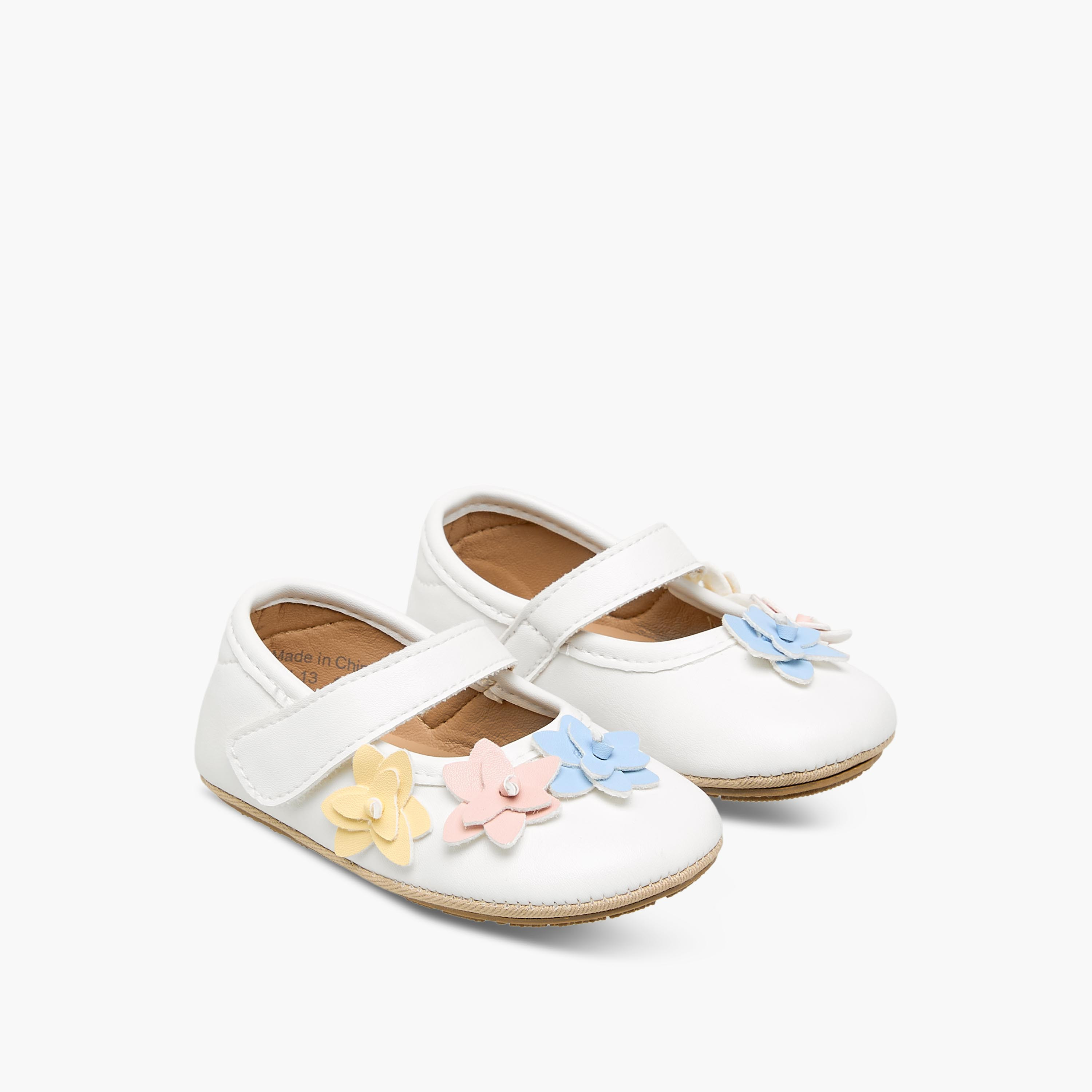 Barefeet Booties with Hook & Loop Closure-baby-girls-shoes-booties-image-1