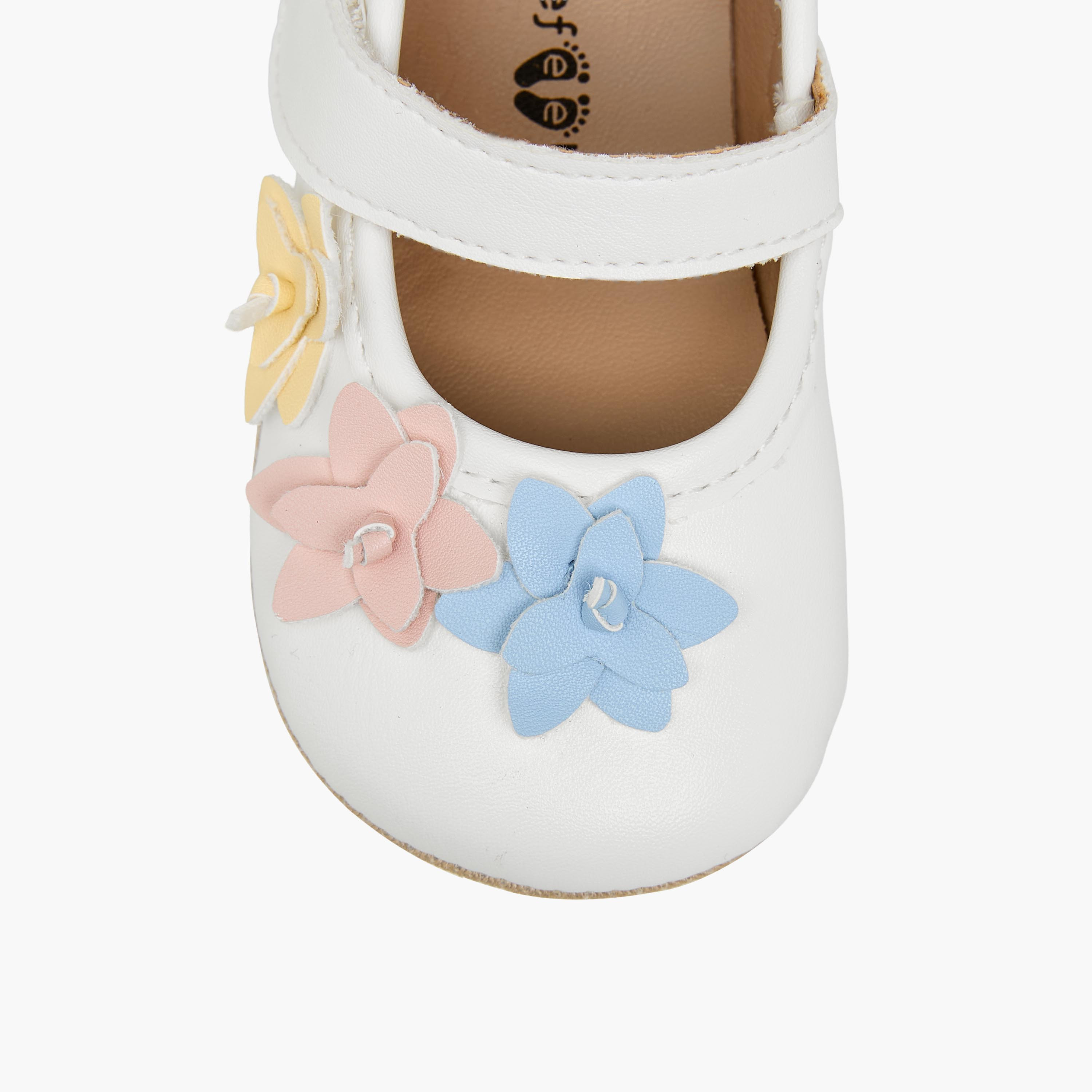 Barefeet Booties with Hook & Loop Closure-baby-girls-shoes-booties-image-4