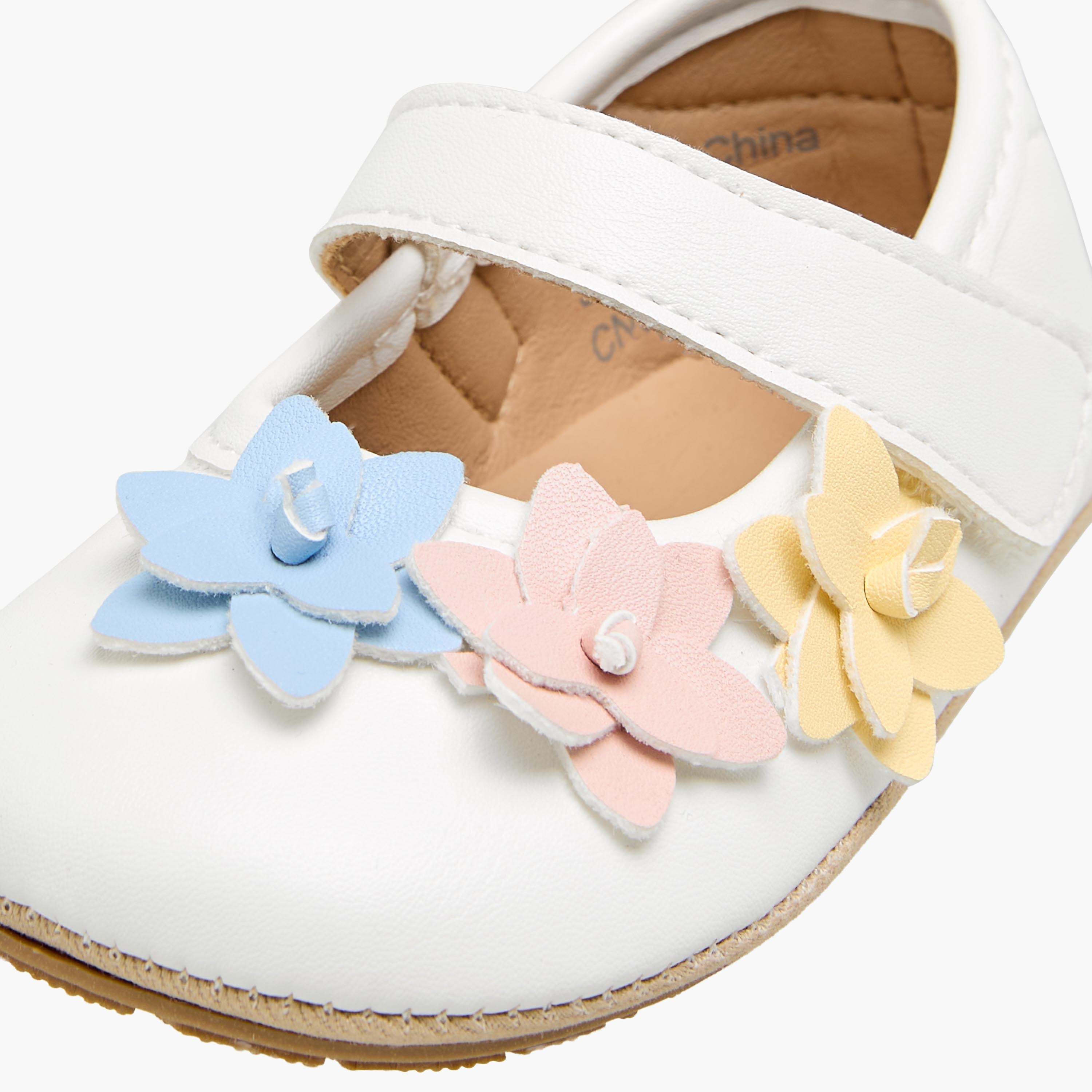 Barefeet Booties with Hook & Loop Closure-baby-girls-shoes-booties-image-6