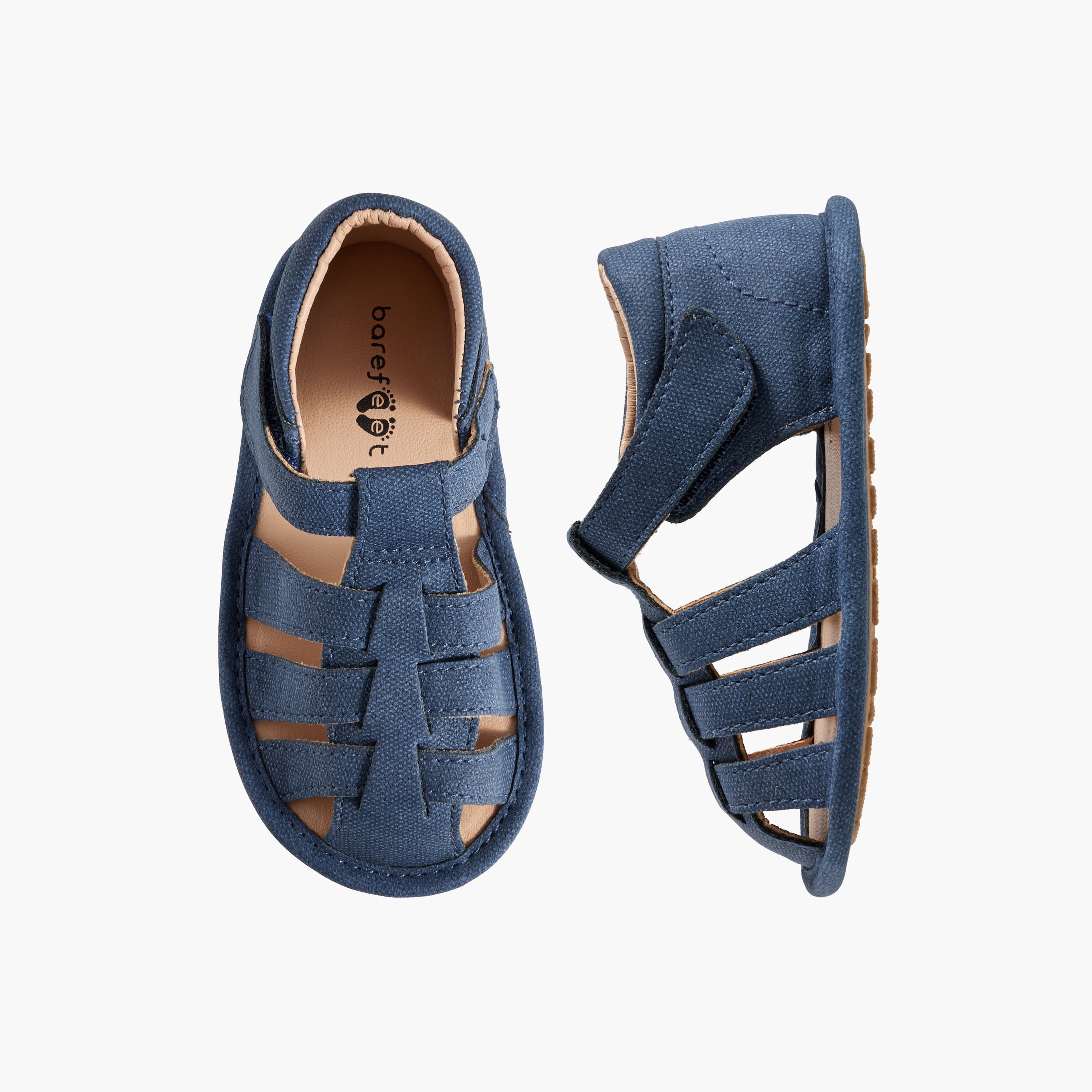 Barefeet Booties with Hook & Loop Closure-baby-boys-shoes-booties-image-1