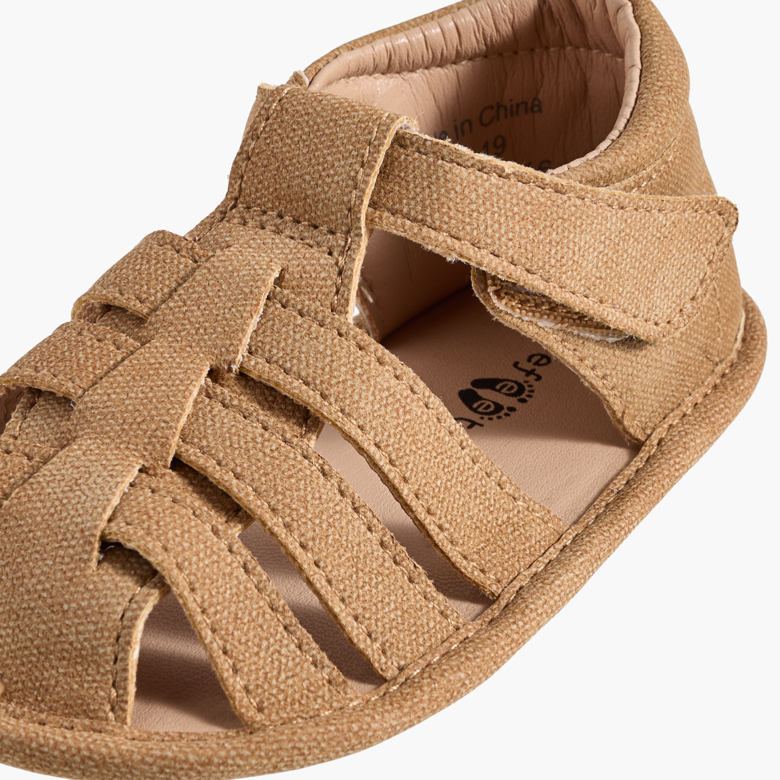 Barefeet Booties with Hook & Loop Closure-baby-boys-shoes-booties-image-4