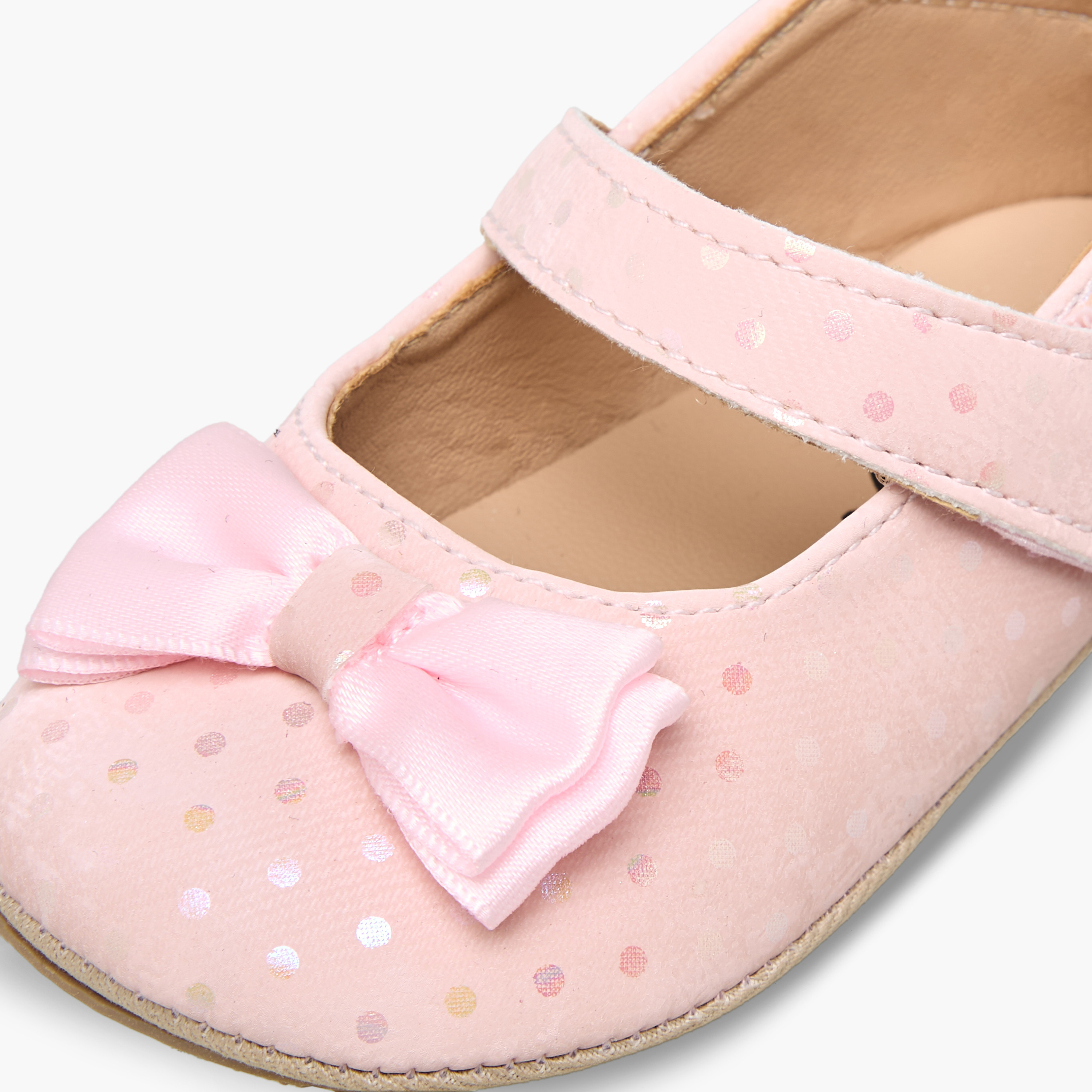 Barefeet Booties with Hook & Loop Closure-baby-girls-shoes-booties-image-4