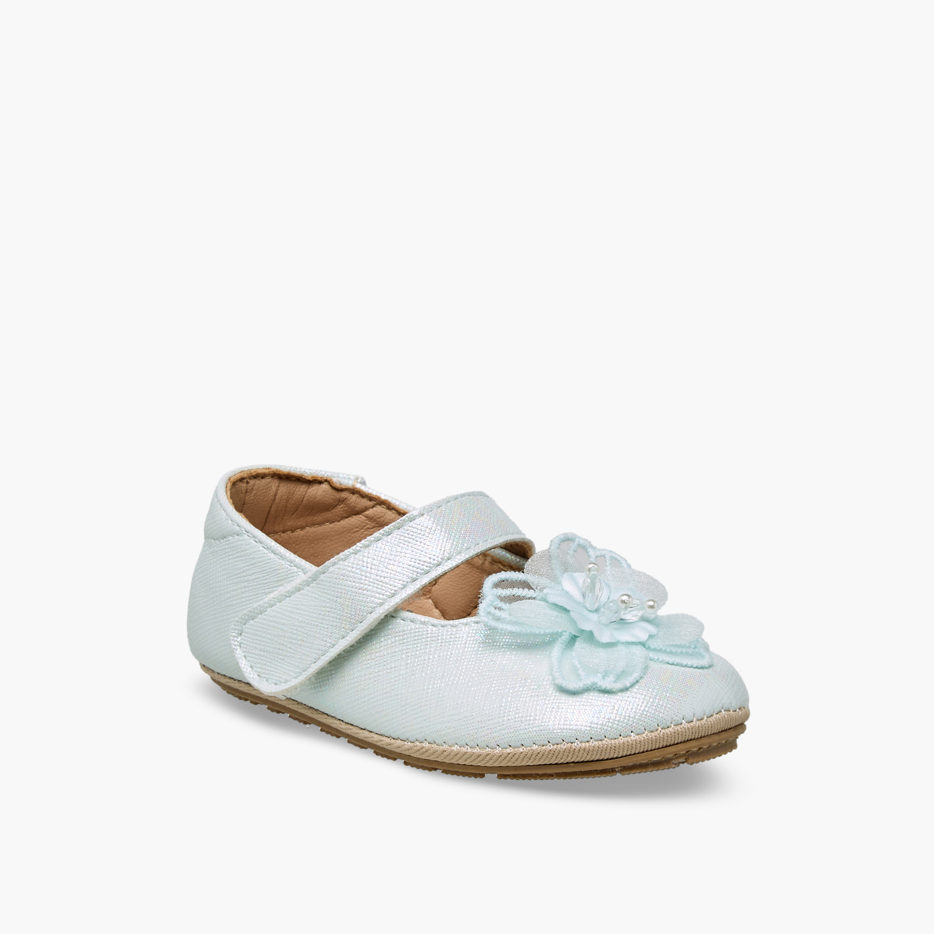 Barefeet Booties with Hook & Loop Closure-baby-girls-shoes-booties-image-2