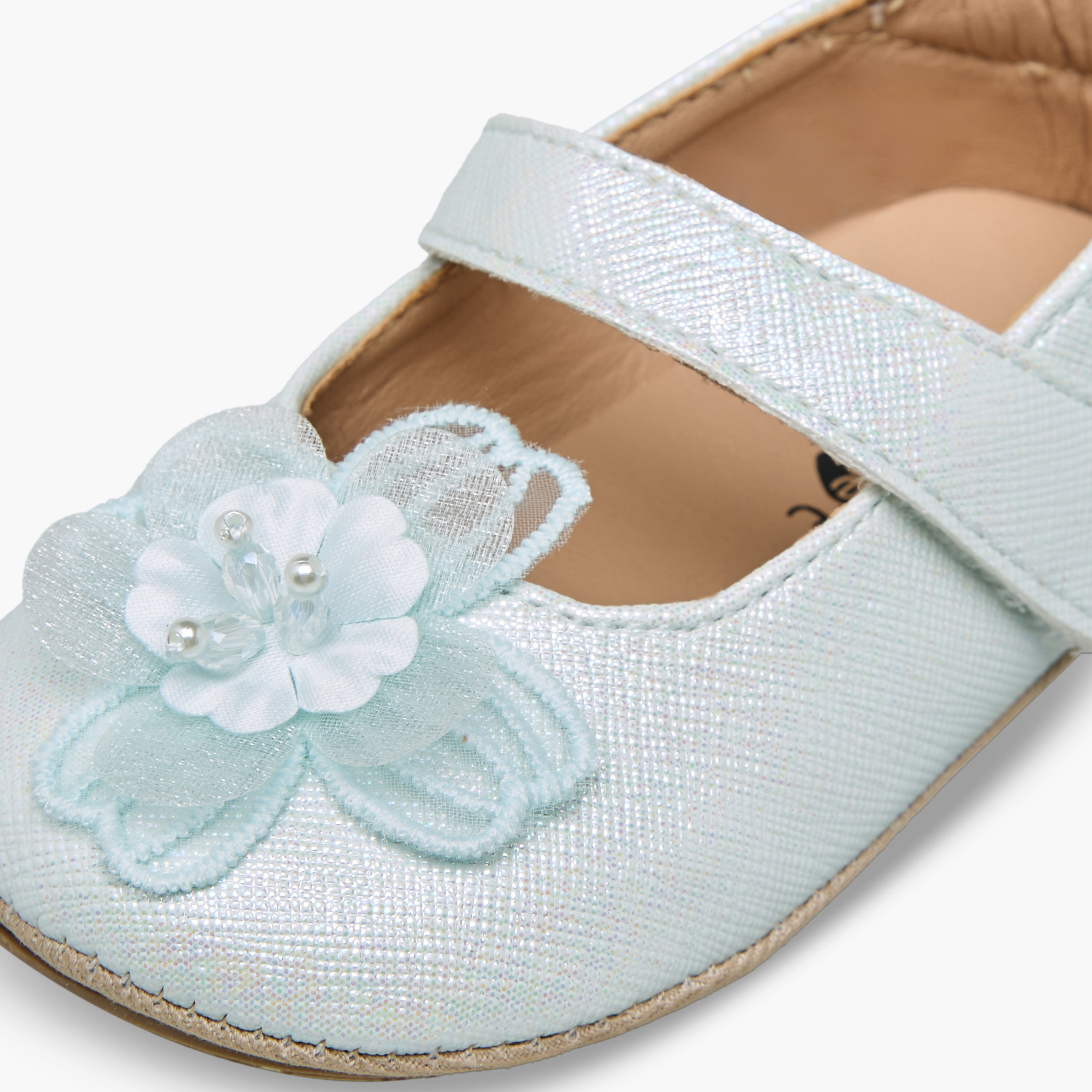 Barefeet Booties with Hook & Loop Closure-baby-girls-shoes-booties-image-4