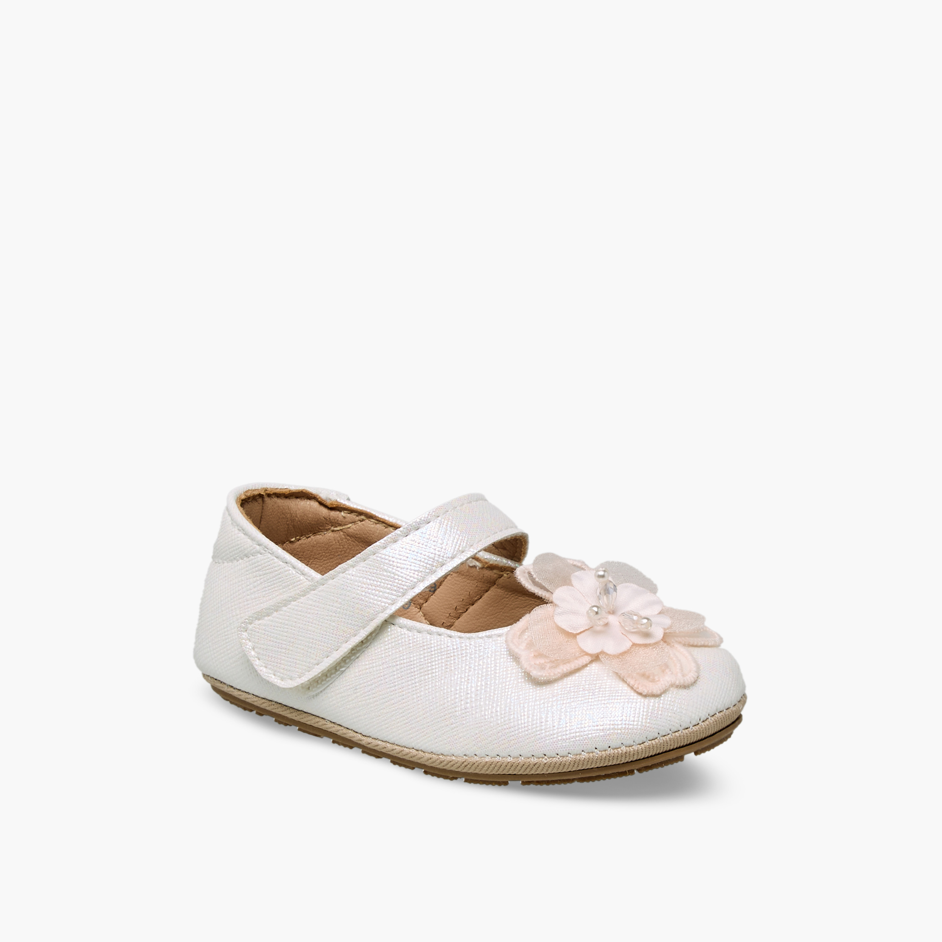 Barefeet Booties with Hook & Loop Closure-baby-girls-shoes-booties-image-2