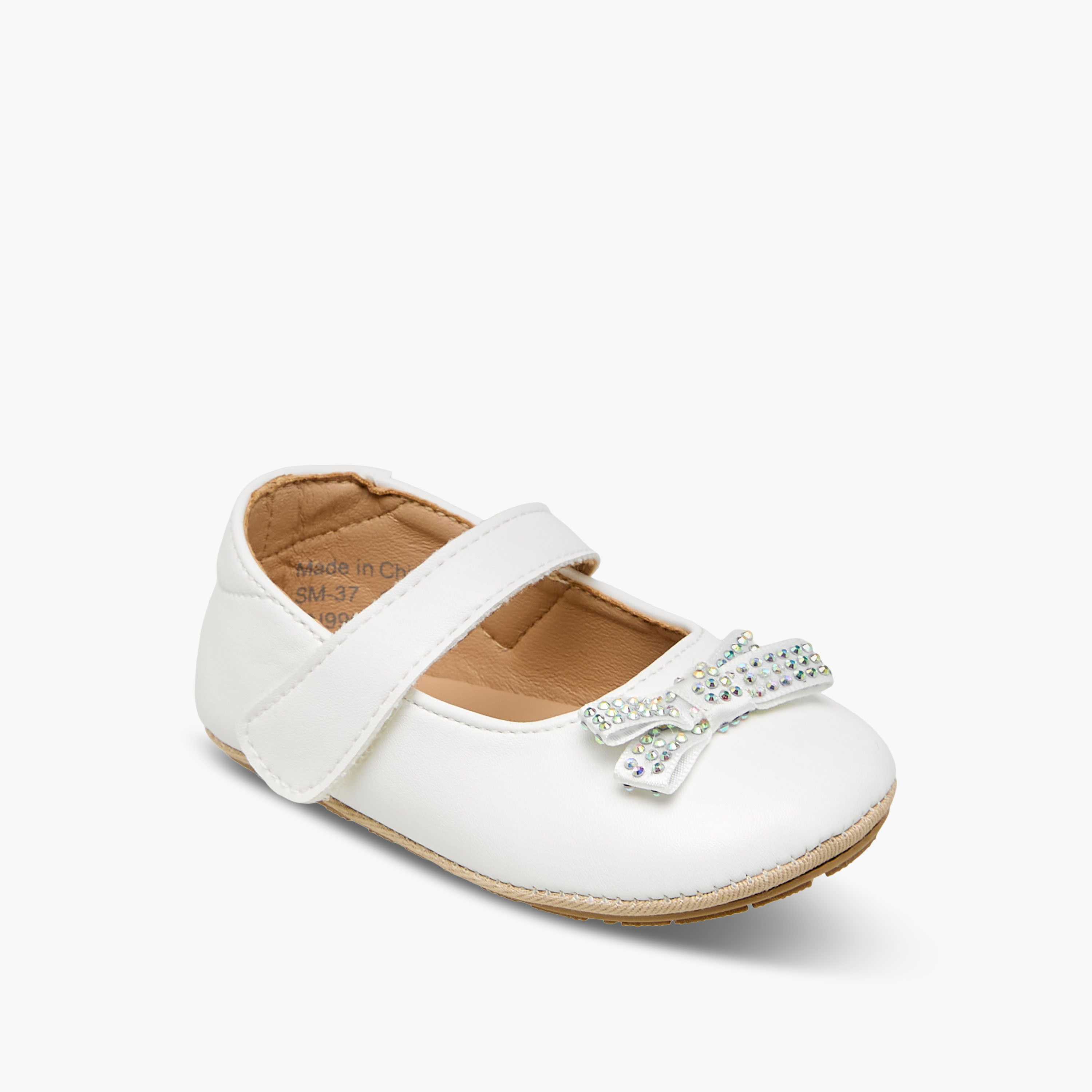 حذاء خفيف مزين بشريط إغلاق لاصق من بيرفيت-baby-girls-shoes-booties-image-5