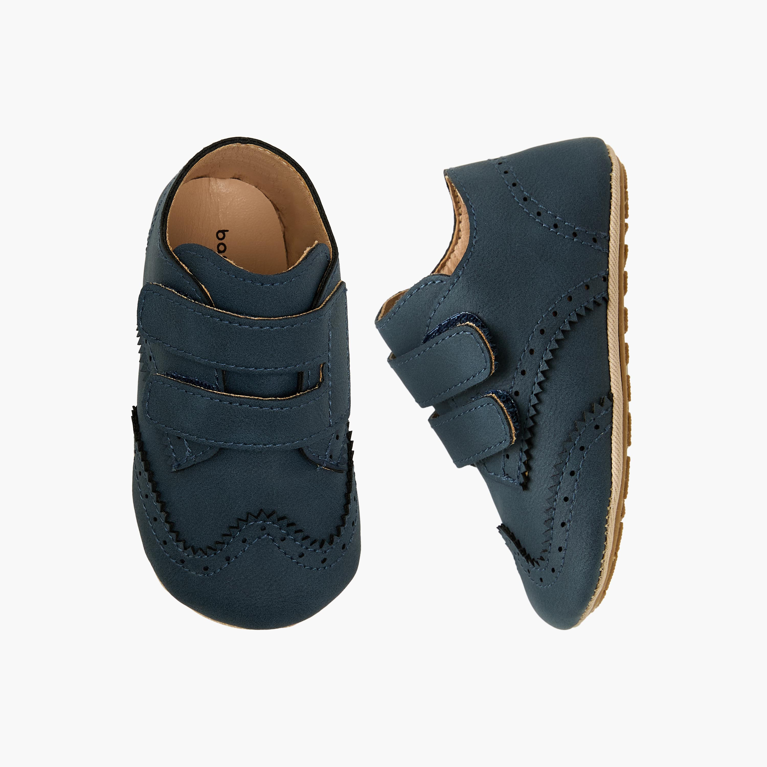 Barefeet Booties with Hook & Loop Closure-baby-boys-shoes-booties-image-1