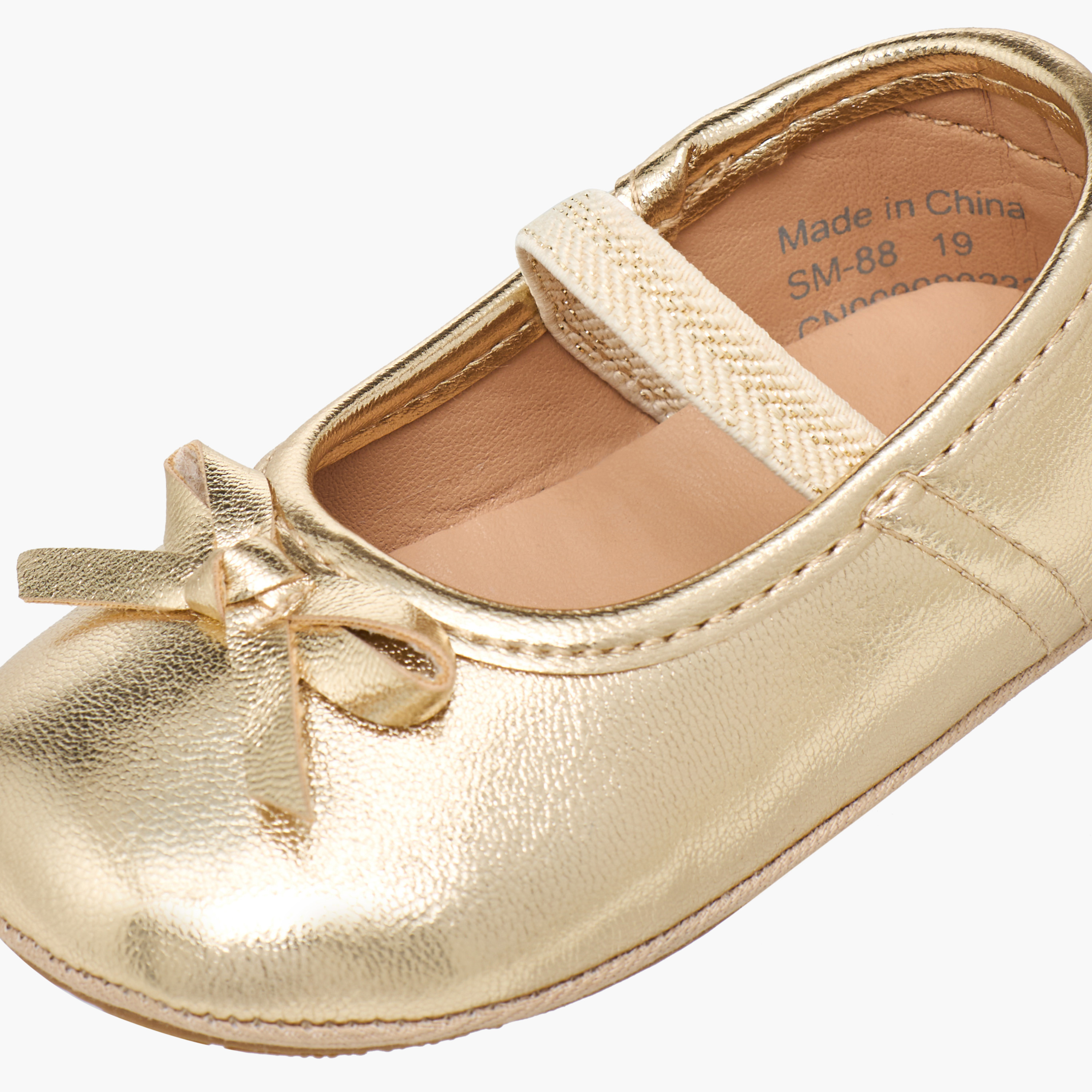 Barefeet Mary Jane Shoes with Elasticated Strap-baby-girls-shoes-closedshoes-image-4