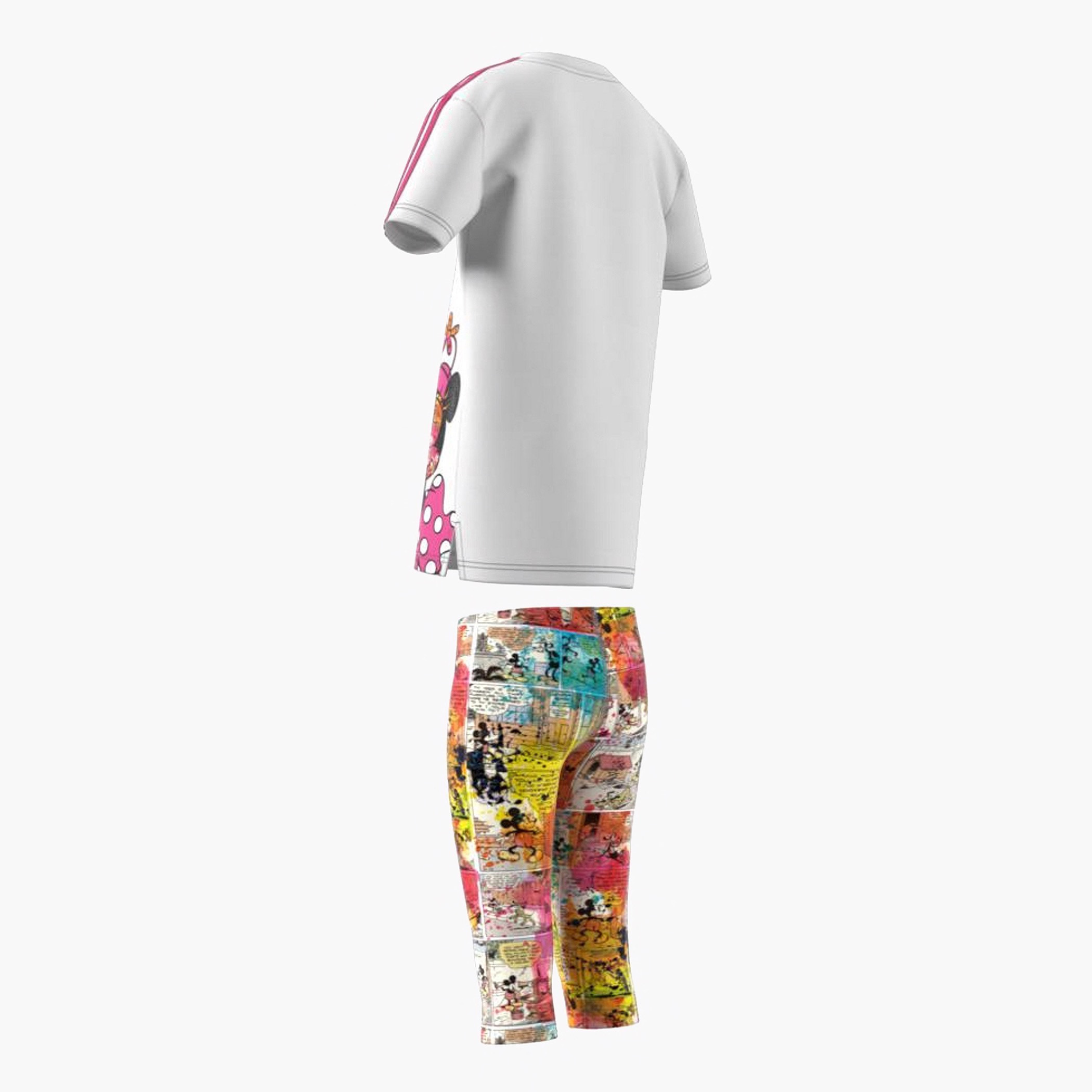 Buy adidas Disney Minnie Mouse Print T-shirt and Leggings