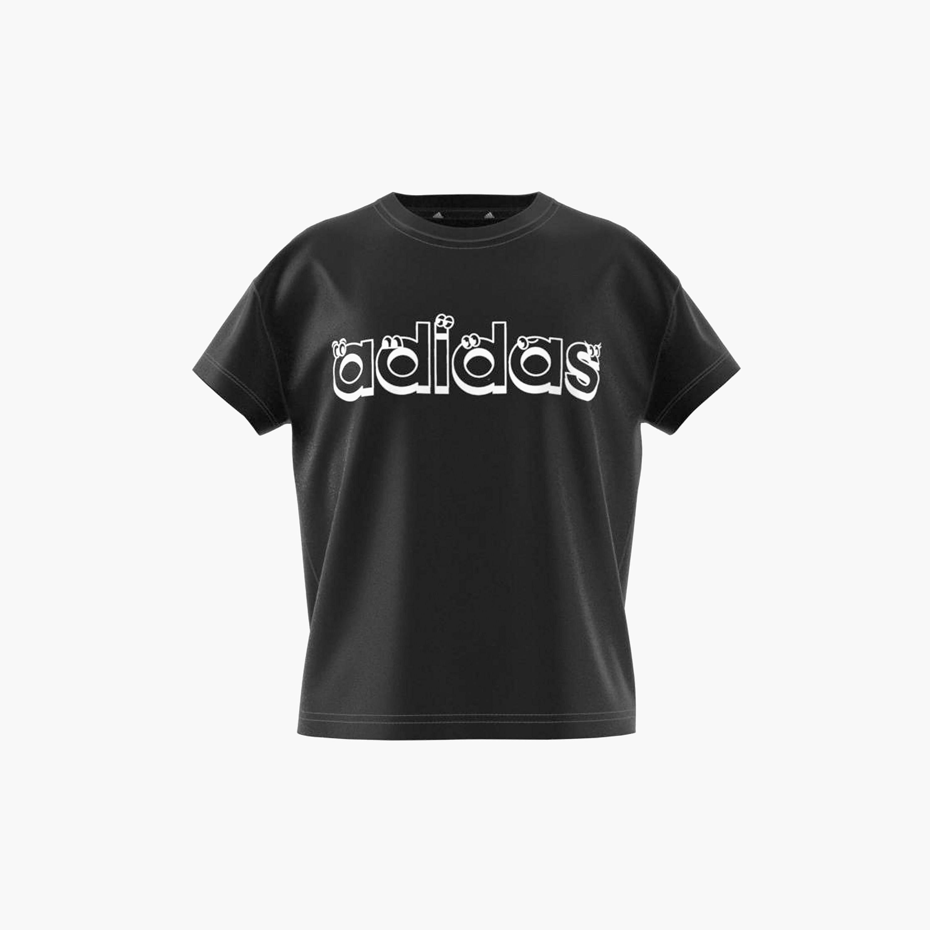 T shirt 2025 adidas typo