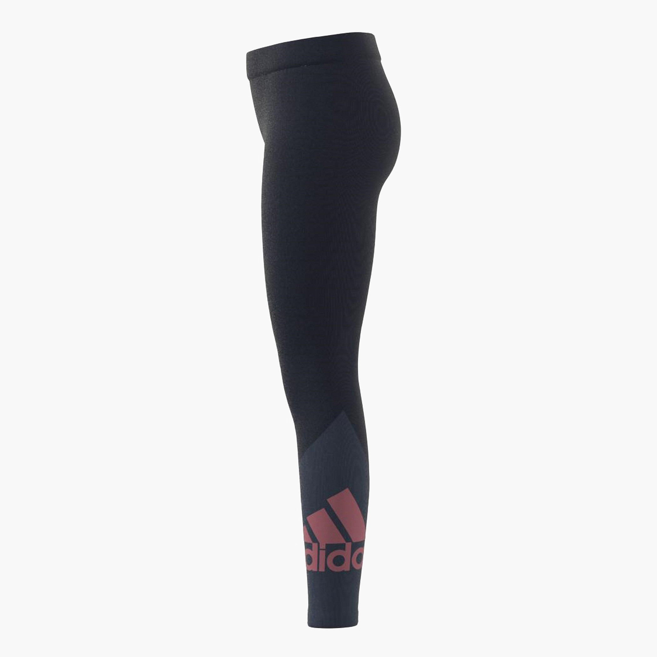 بنطلون ليقنز بخصر مطاطي وطبعات من أديداس-girls-clothing-sportswear-bottoms-image-2