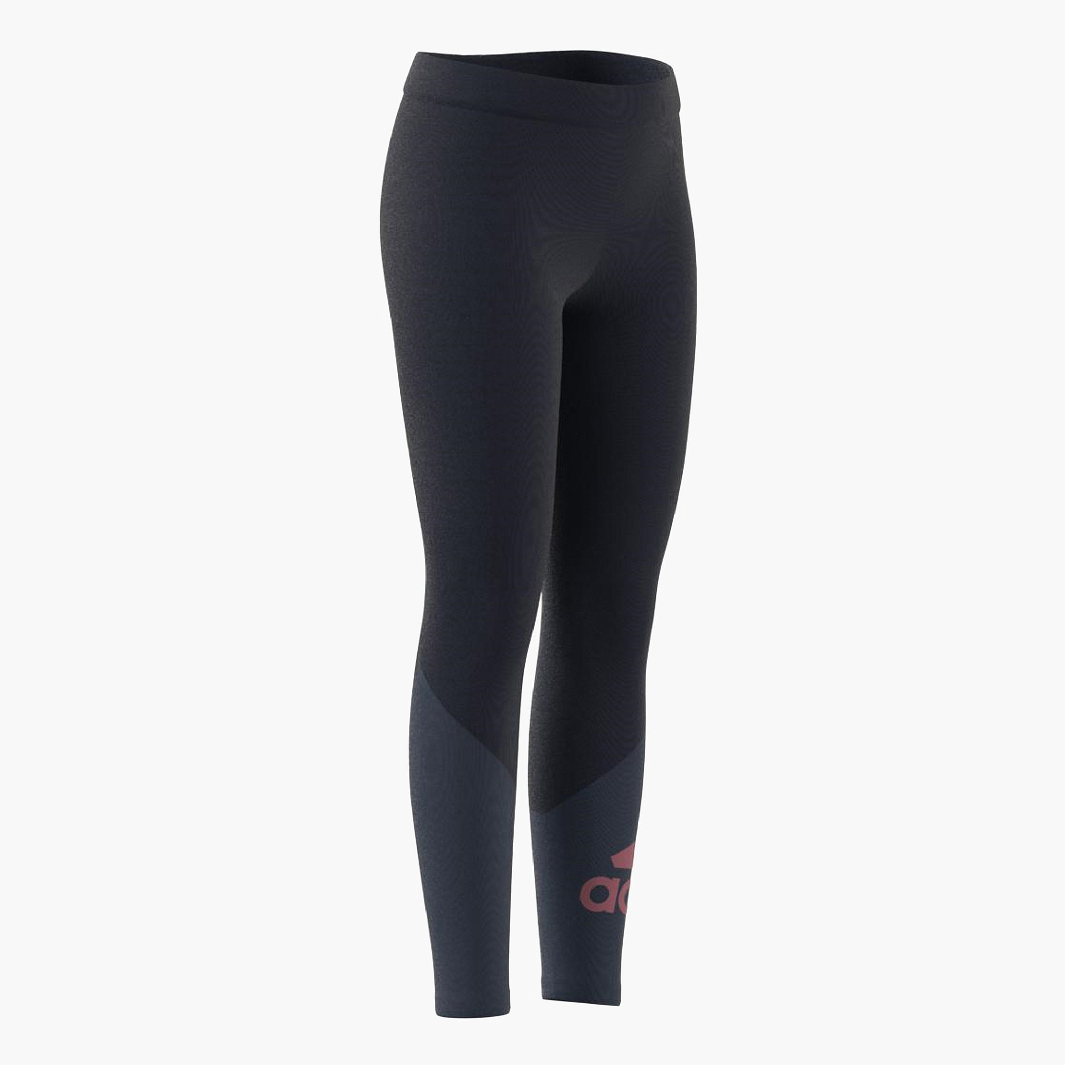 بنطلون ليقنز بخصر مطاطي وطبعات من أديداس-girls-clothing-sportswear-bottoms-image-4