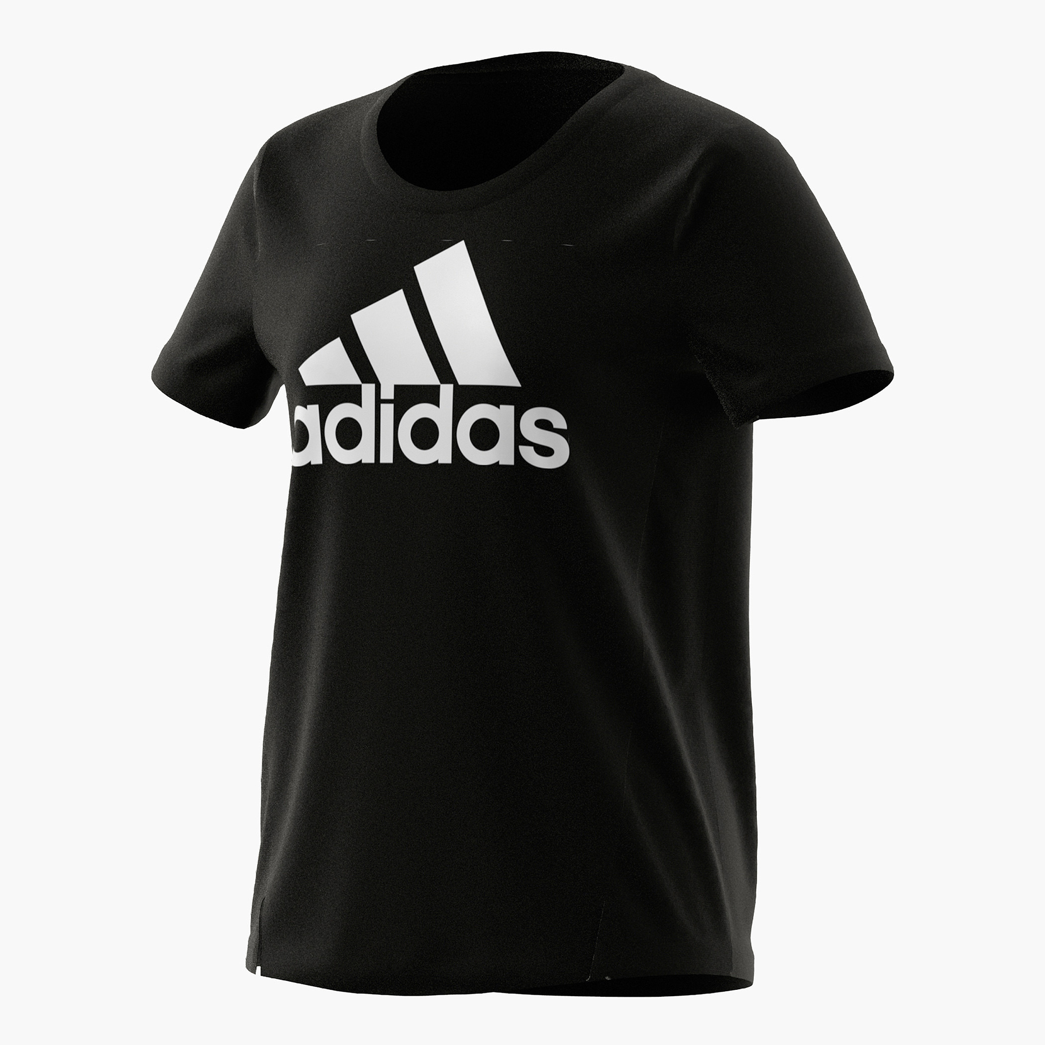 تيشيرت بياقة مستديرة وأكمام قصيرة وطبعات شعار من أديداس-girls-clothing-sportswear-sportsbra-image-5