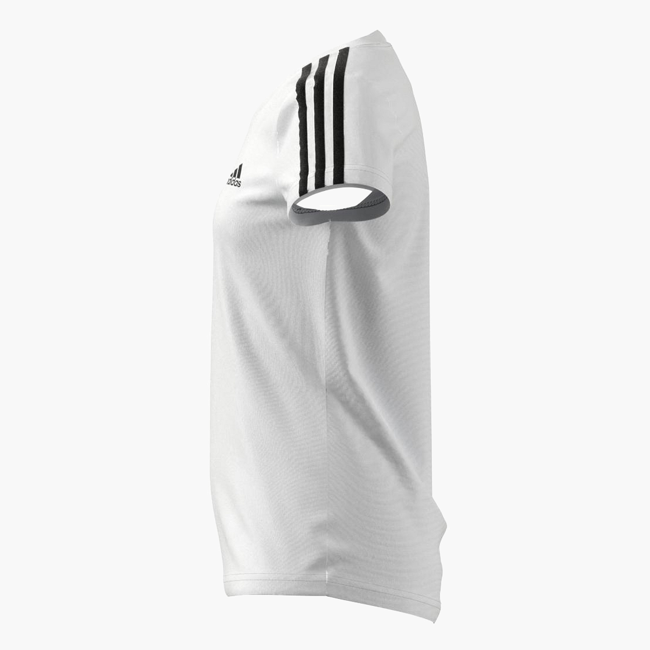 adidas Round Neck T-shirt with Short Sleeves-girls-clothing-tshirts-image-2
