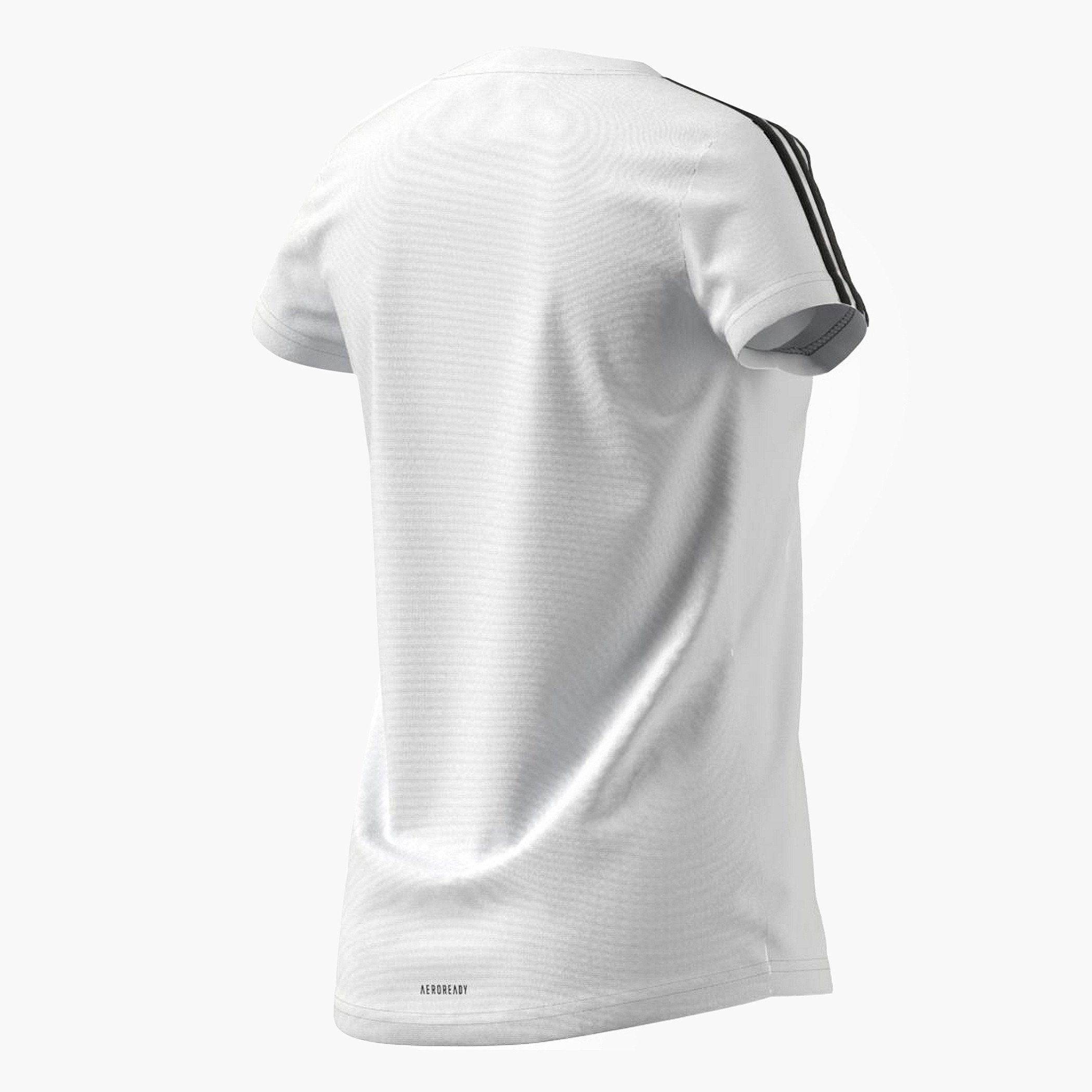 adidas Round Neck T-shirt with Short Sleeves-girls-clothing-tshirts-image-8