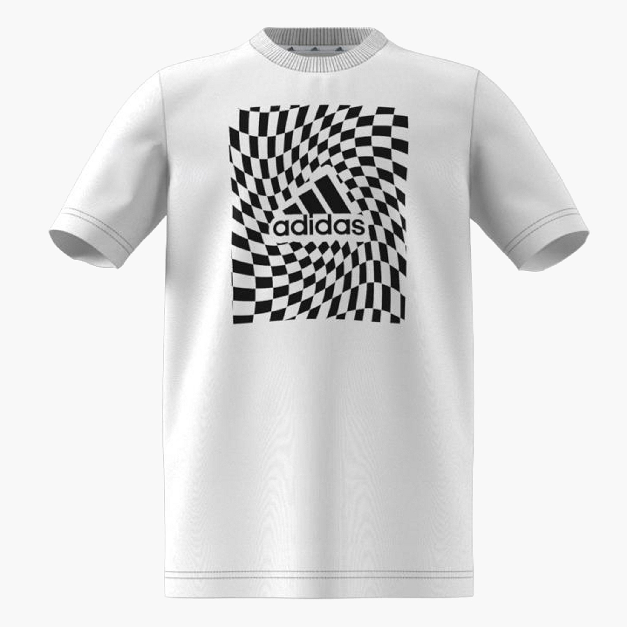Shop adidas Graphic Print T-shirt with Short Sleeves Online | Babyshop  Kuwait