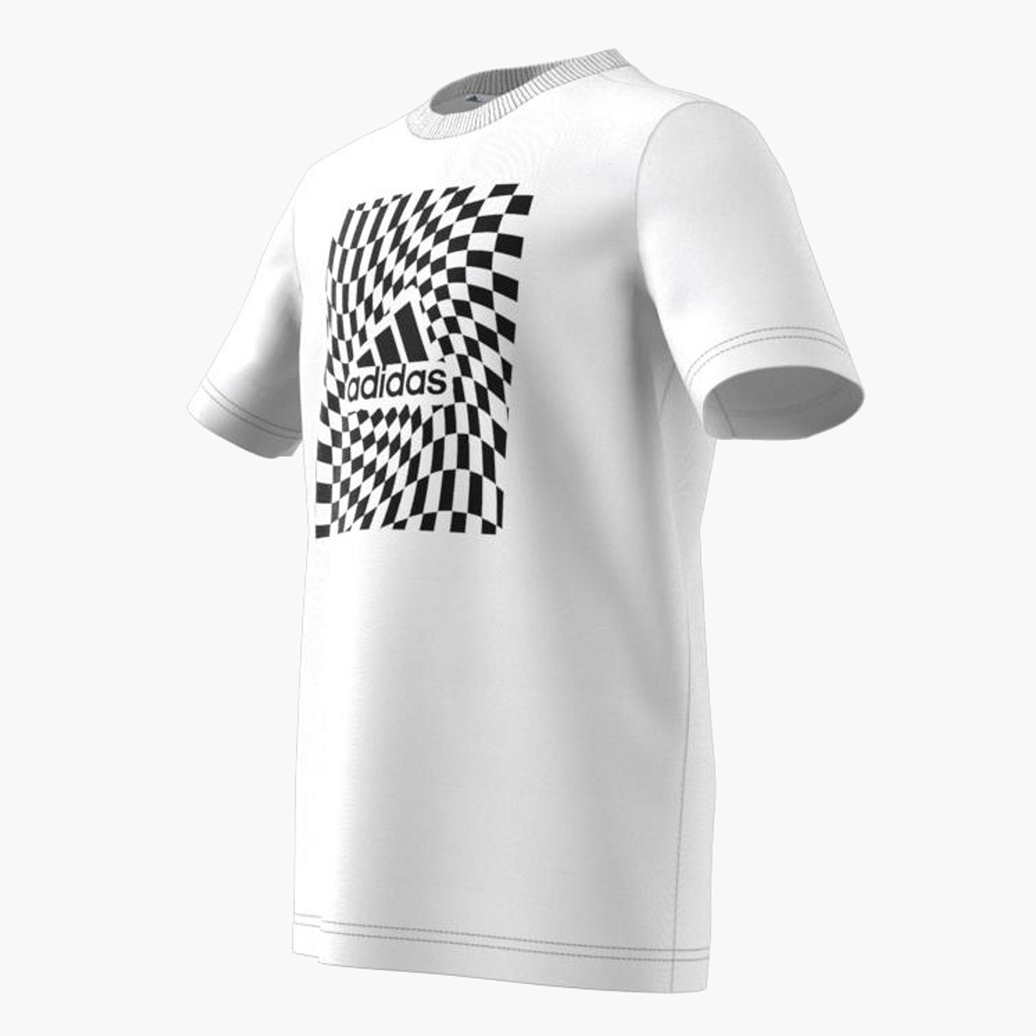Buy adidas Graphic Print T-shirt with Short Sleeves Online | Babyshop UAE