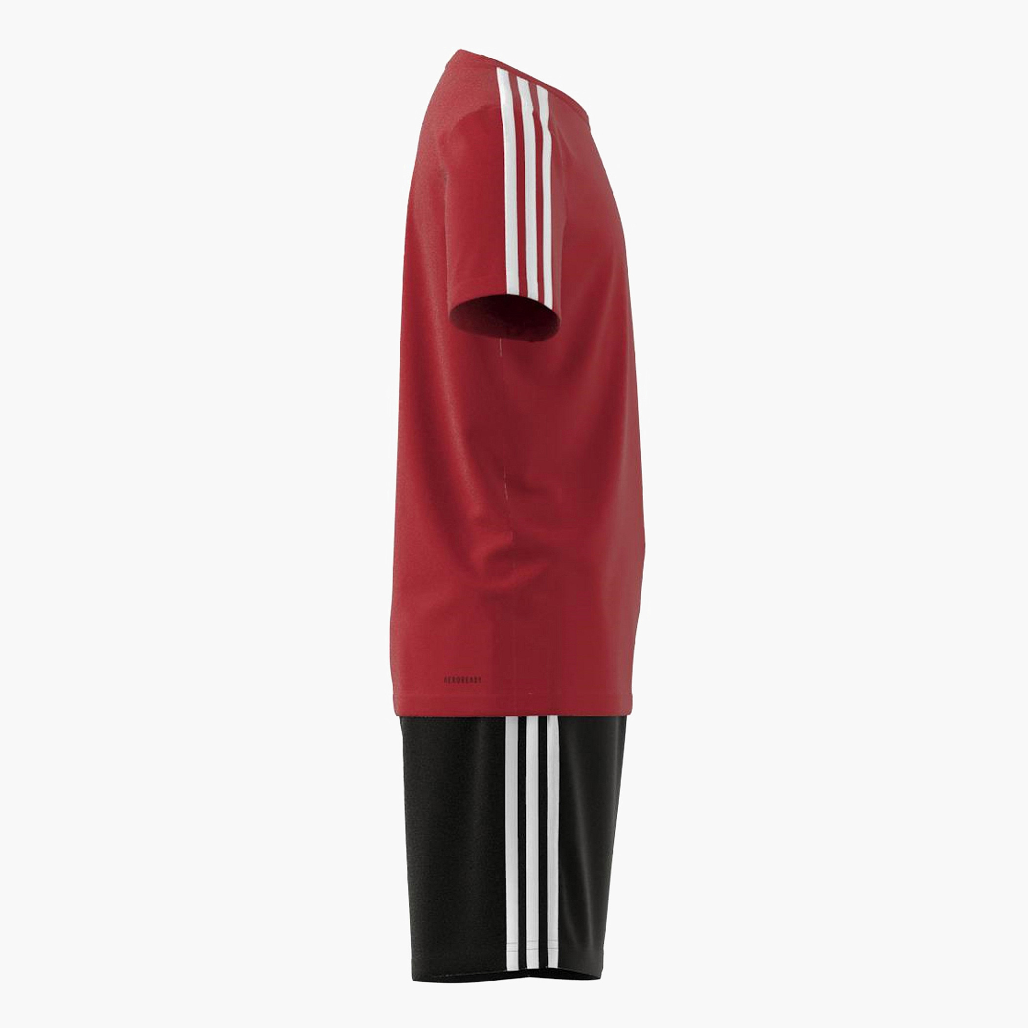 adidas Printed T-shirt and Shorts Set-boys-clothing-sportswear-sets-image-3