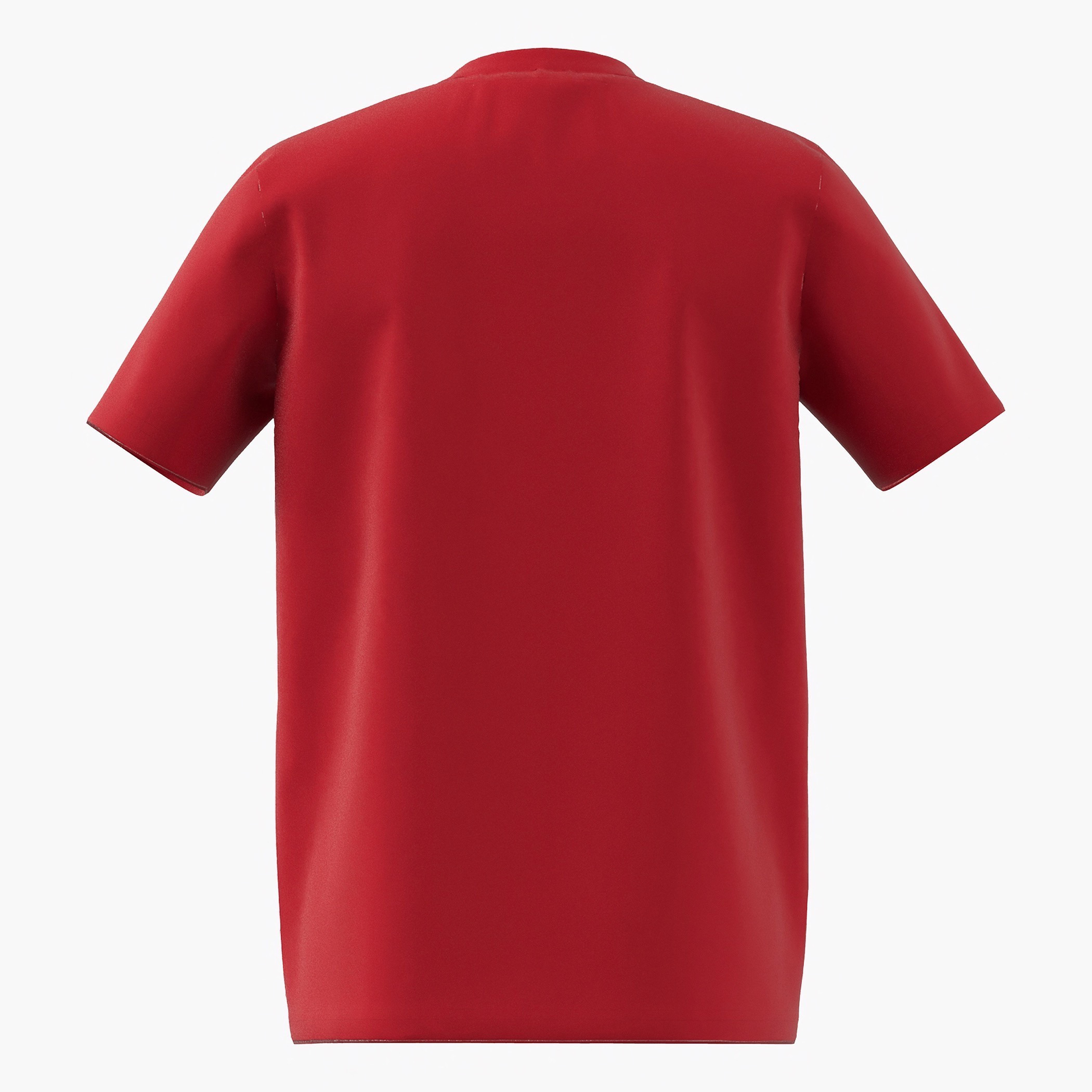 adidas Logo Print T-shirt with Short Sleeves and Side Tape Detail-sports-boys-clothing-tops-image-3