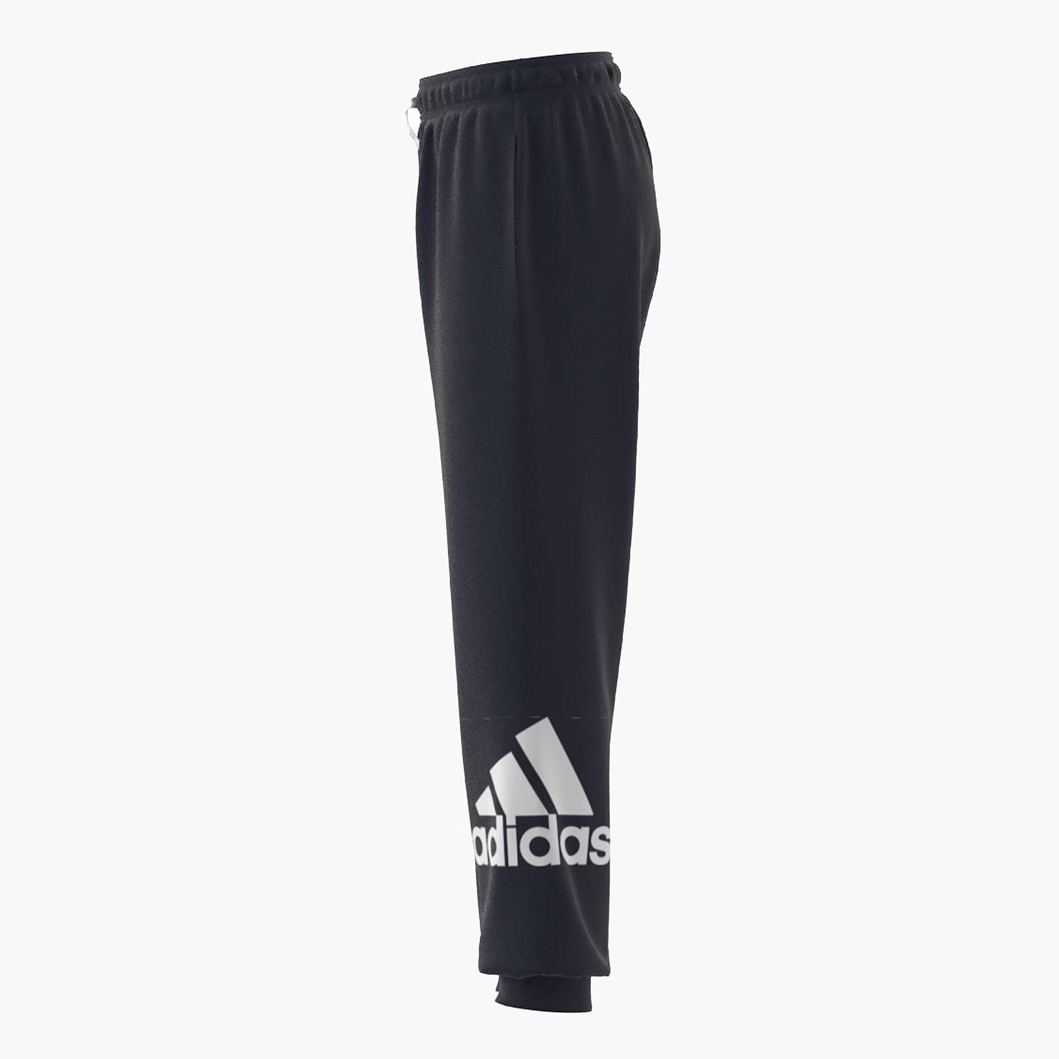 adidas Logo Print Joggers with Drawstring Closure-boys-clothing-bottoms-joggersandtrackpants-image-2
