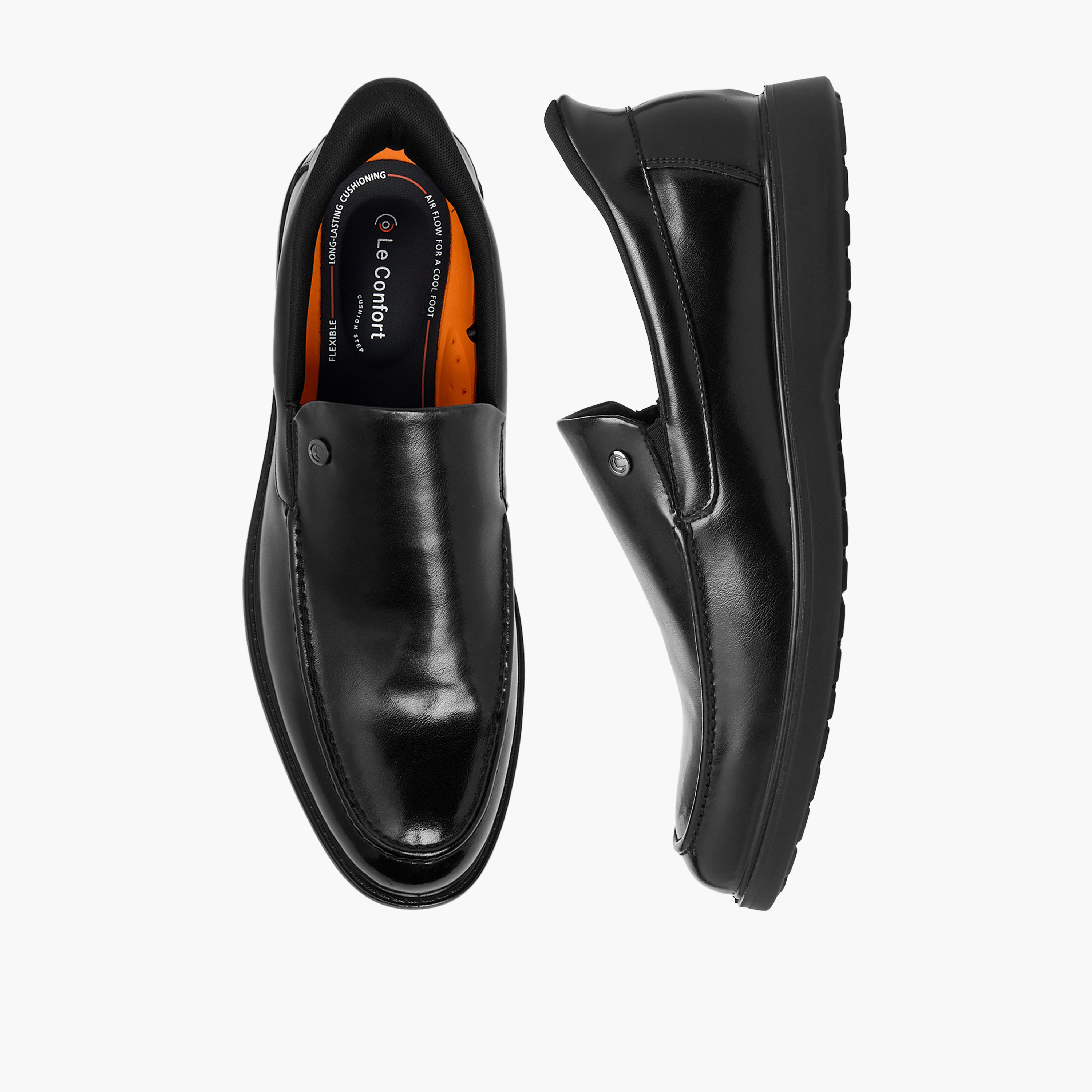 Le Confort Men Leather Slip-On Loafers-men-shoes-formalshoes-image-1