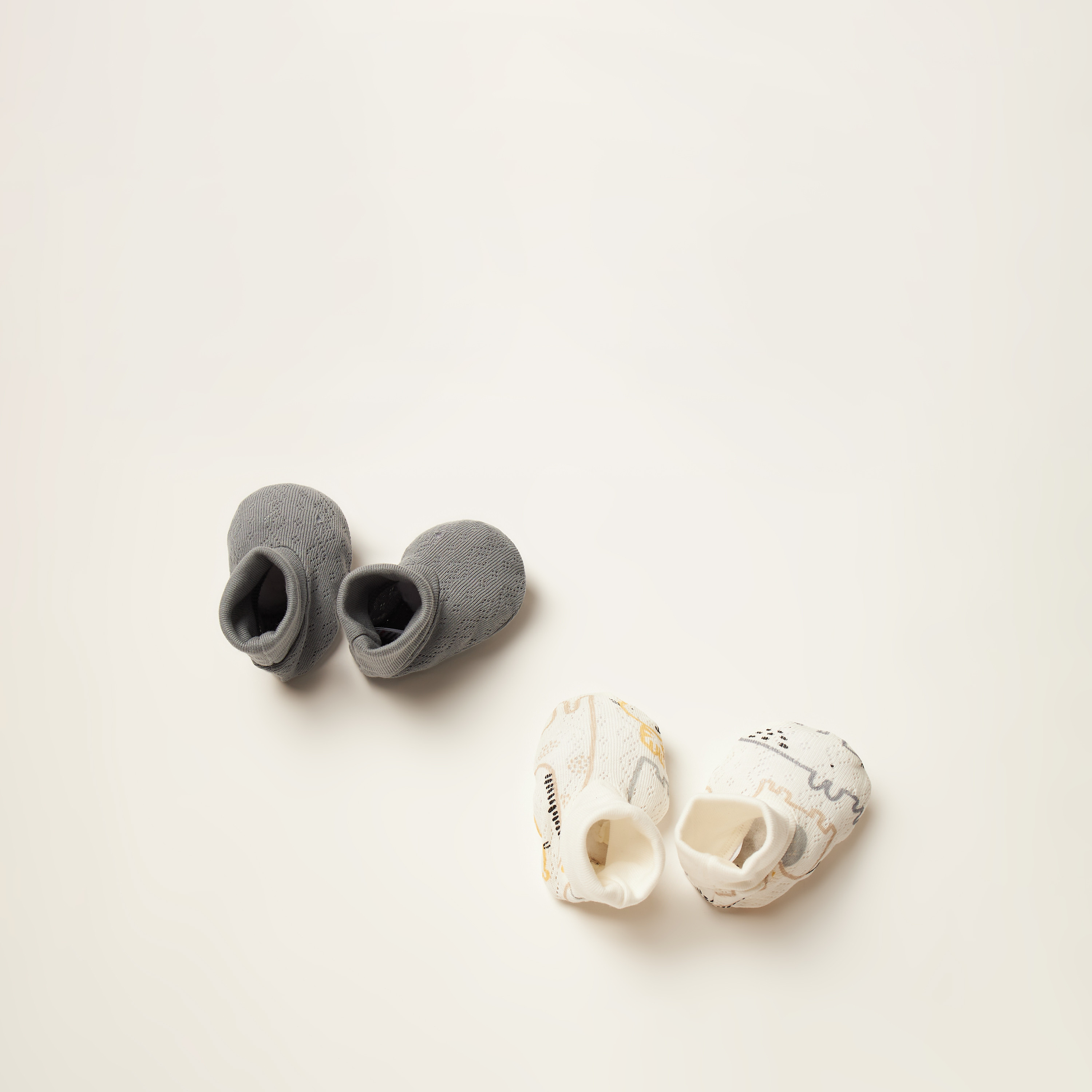 Juniors Assorted Booties - Set of 2-baby-boys-shoes-booties-image-1