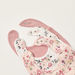 Juniors Floral Print Bib with Snap Button Closure - Set of 3-Bibs and Burp Cloths-thumbnail-2