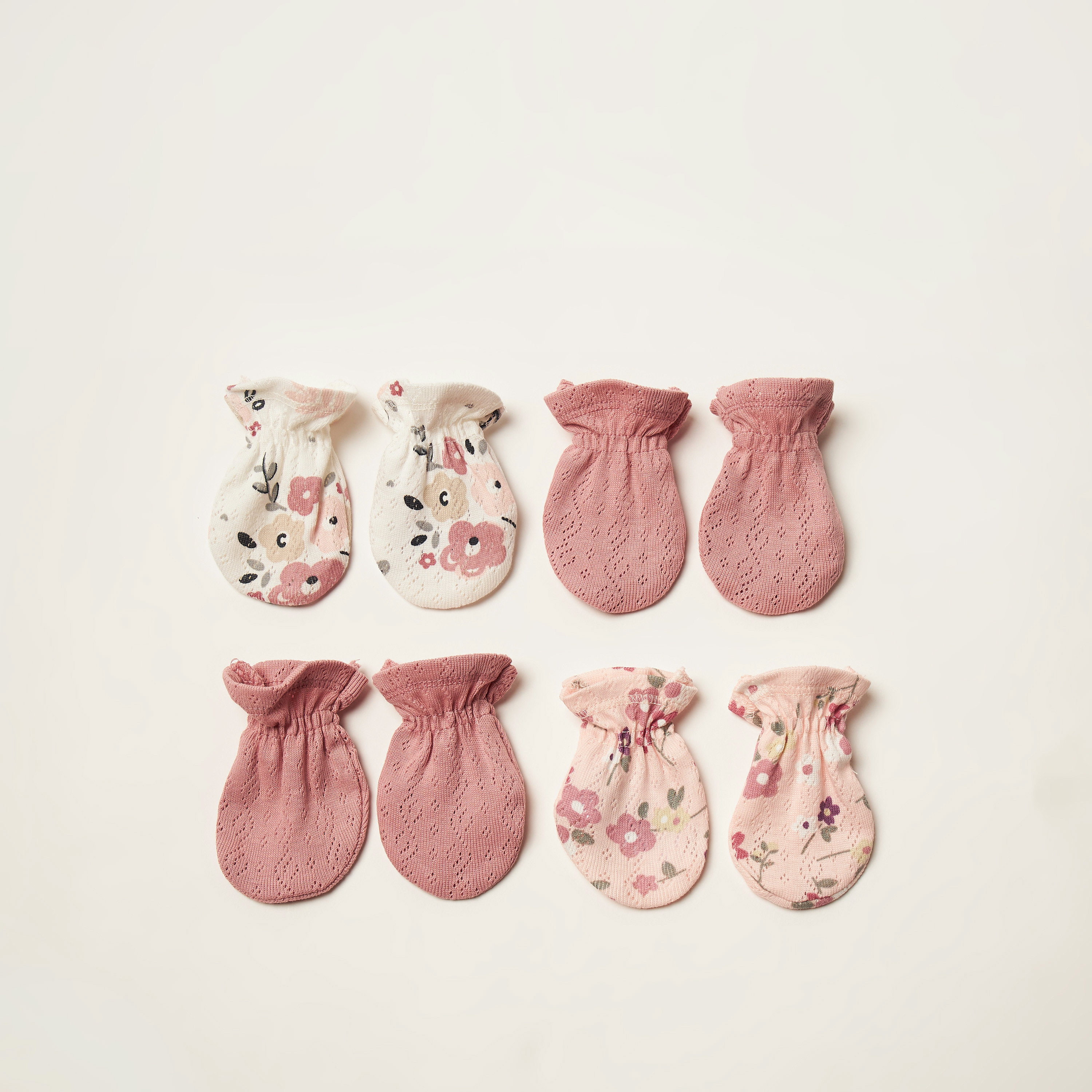 Juniors Assorted Mittens - Set of 4-baby-girls-accessories-mittens-image-1