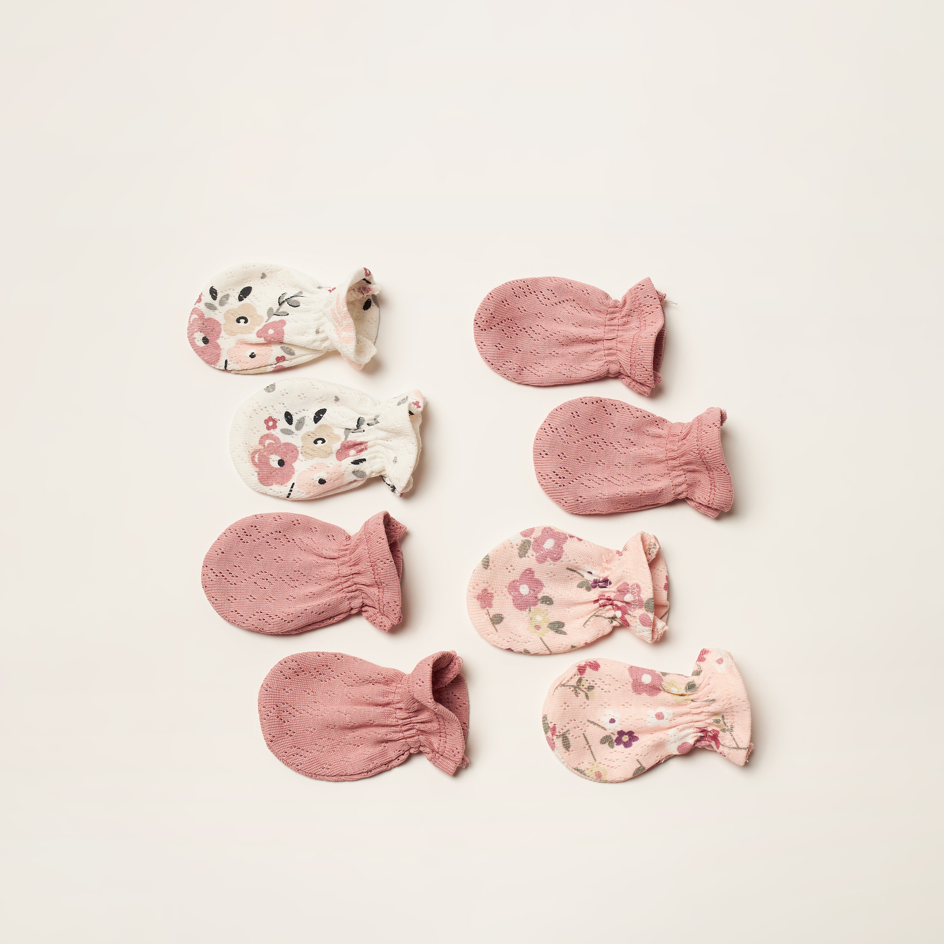 Juniors Assorted Mittens - Set of 4-baby-girls-accessories-mittens-image-2