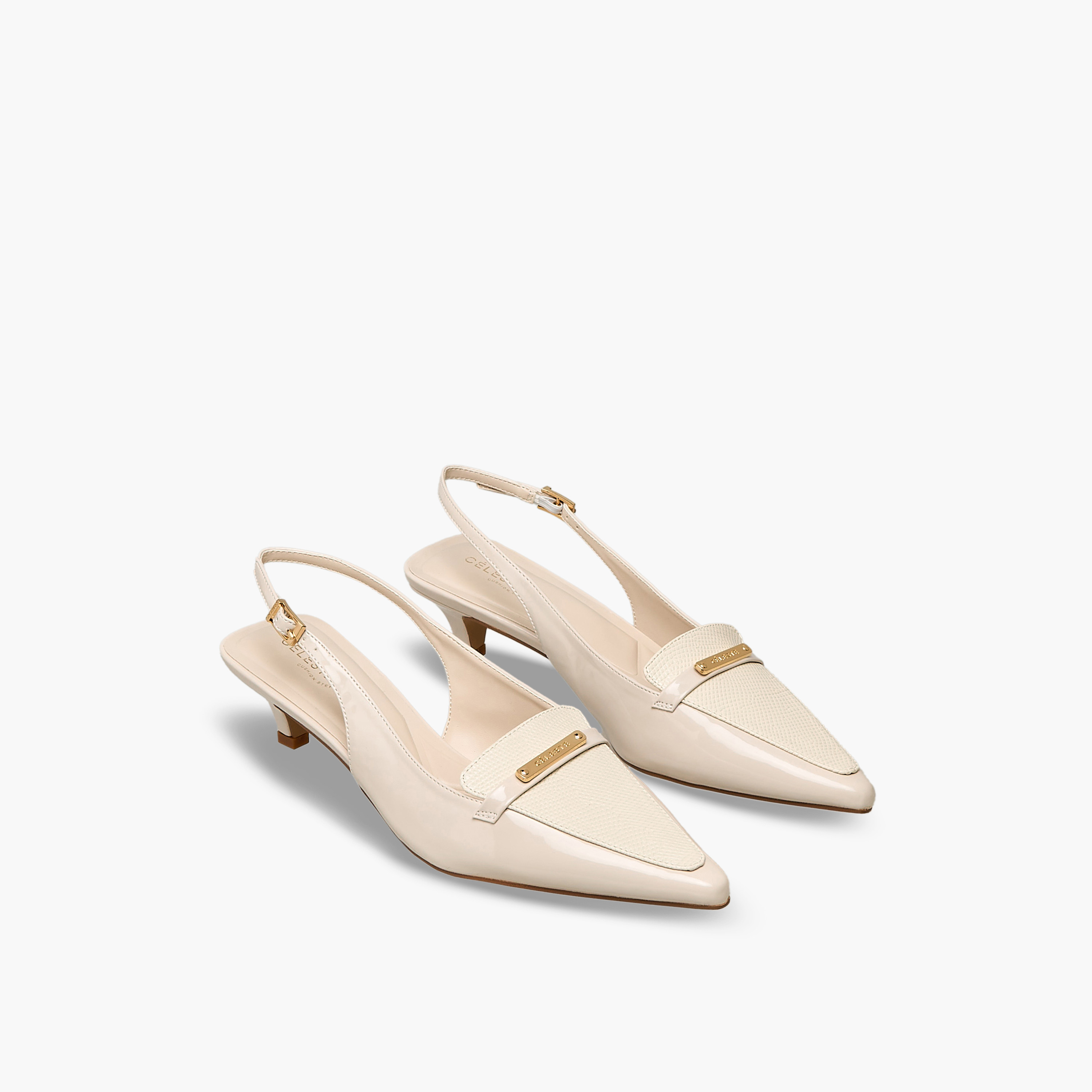 حذاء بارز الملمس بكعب صغير للنساء من سيليست-women-shoes-heels-image-1