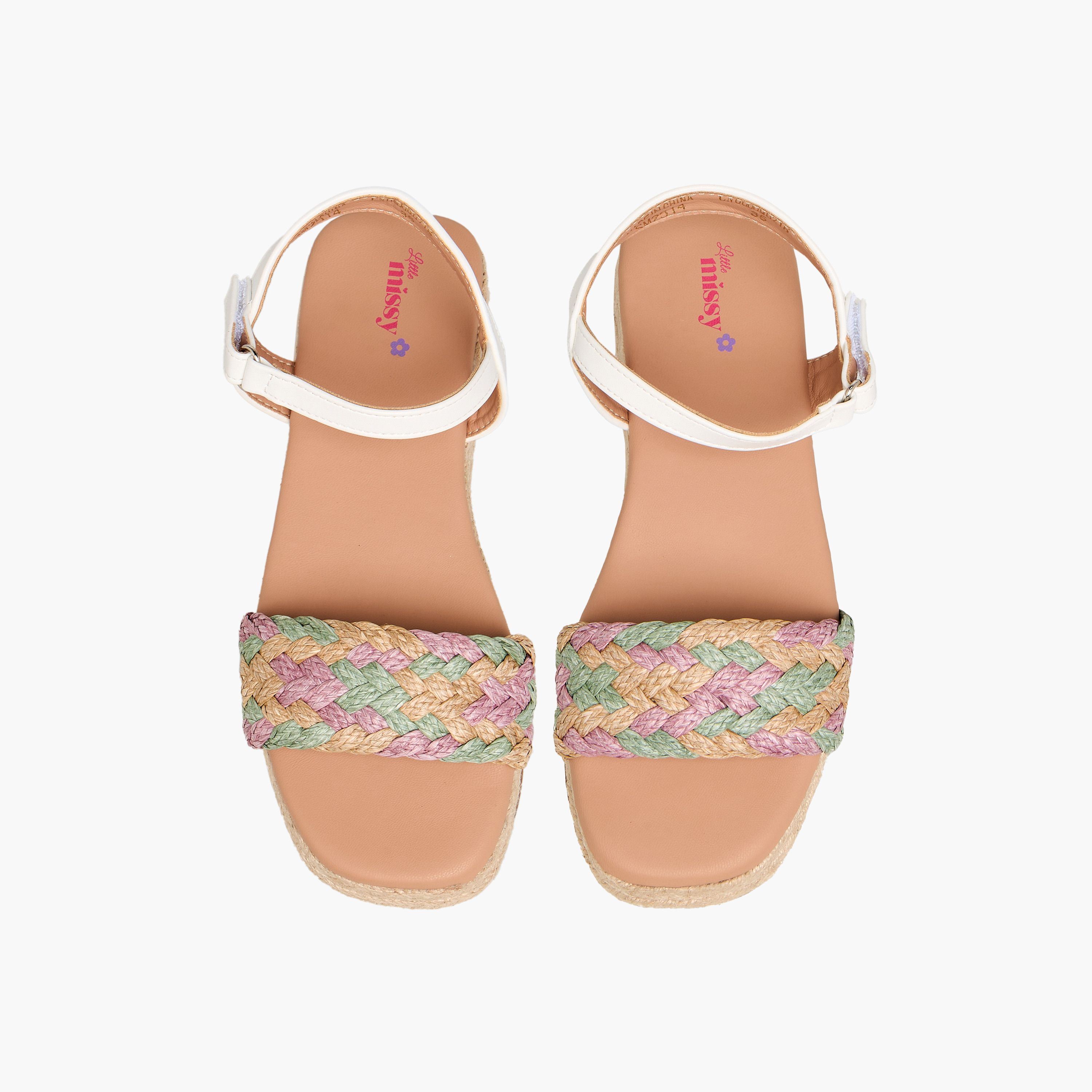 صندل بشريط إغلاق لاصق للبنات من ليتل ميسي-girls-shoes-sandals-image-1