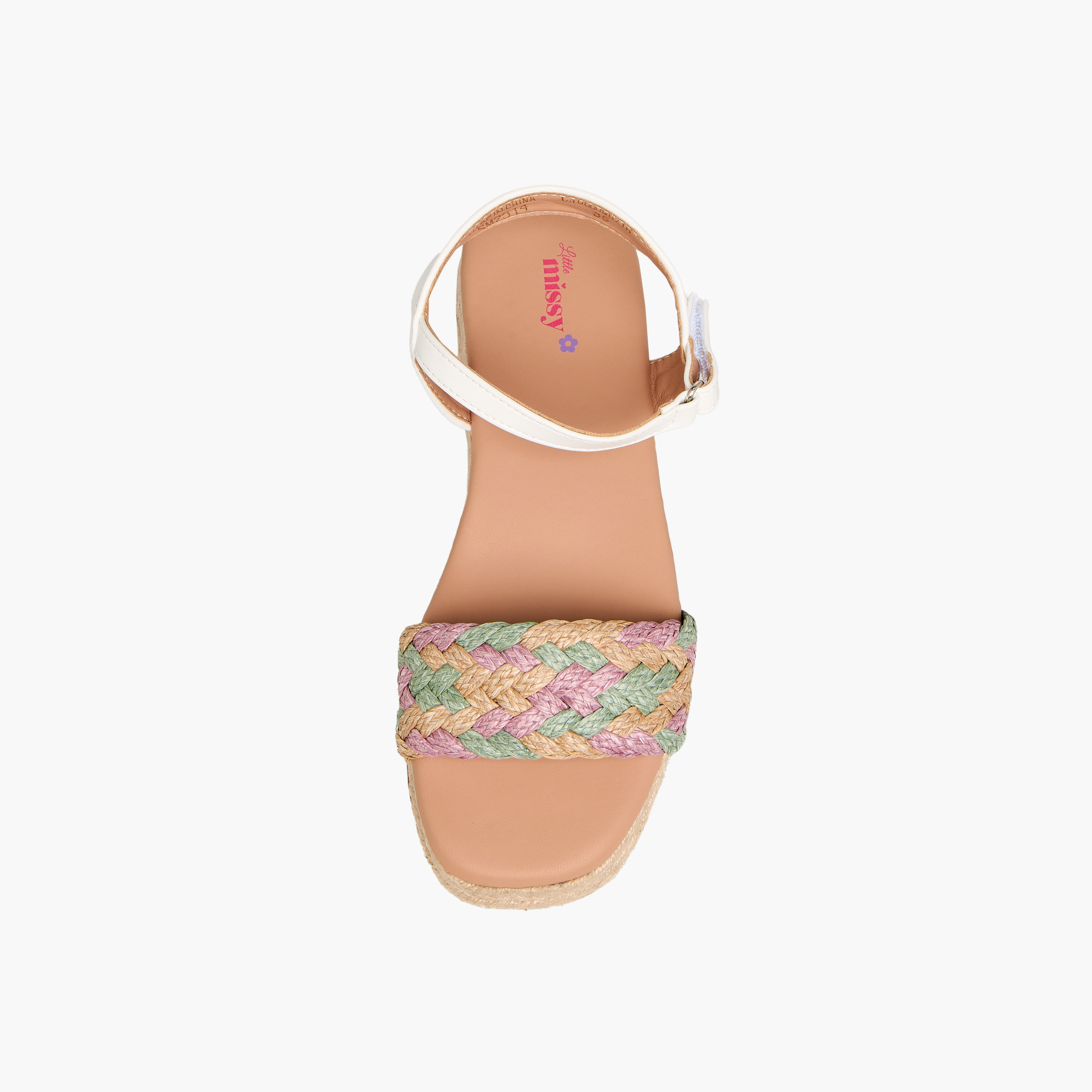 صندل بشريط إغلاق لاصق للبنات من ليتل ميسي-girls-shoes-sandals-image-2
