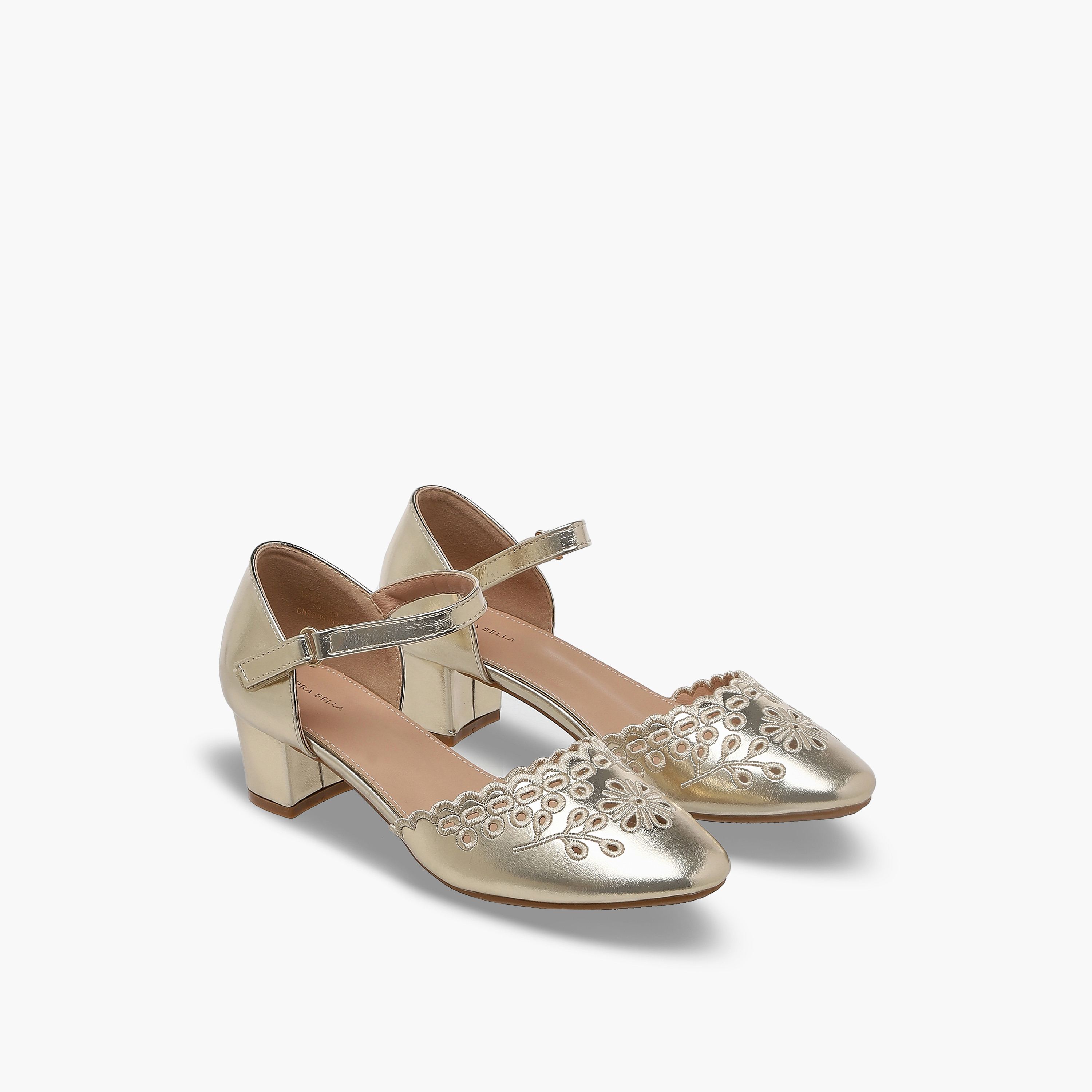 Flora Bella Girls Block Heel Ballerina Shoes-girls-shoes-sandals-image-1
