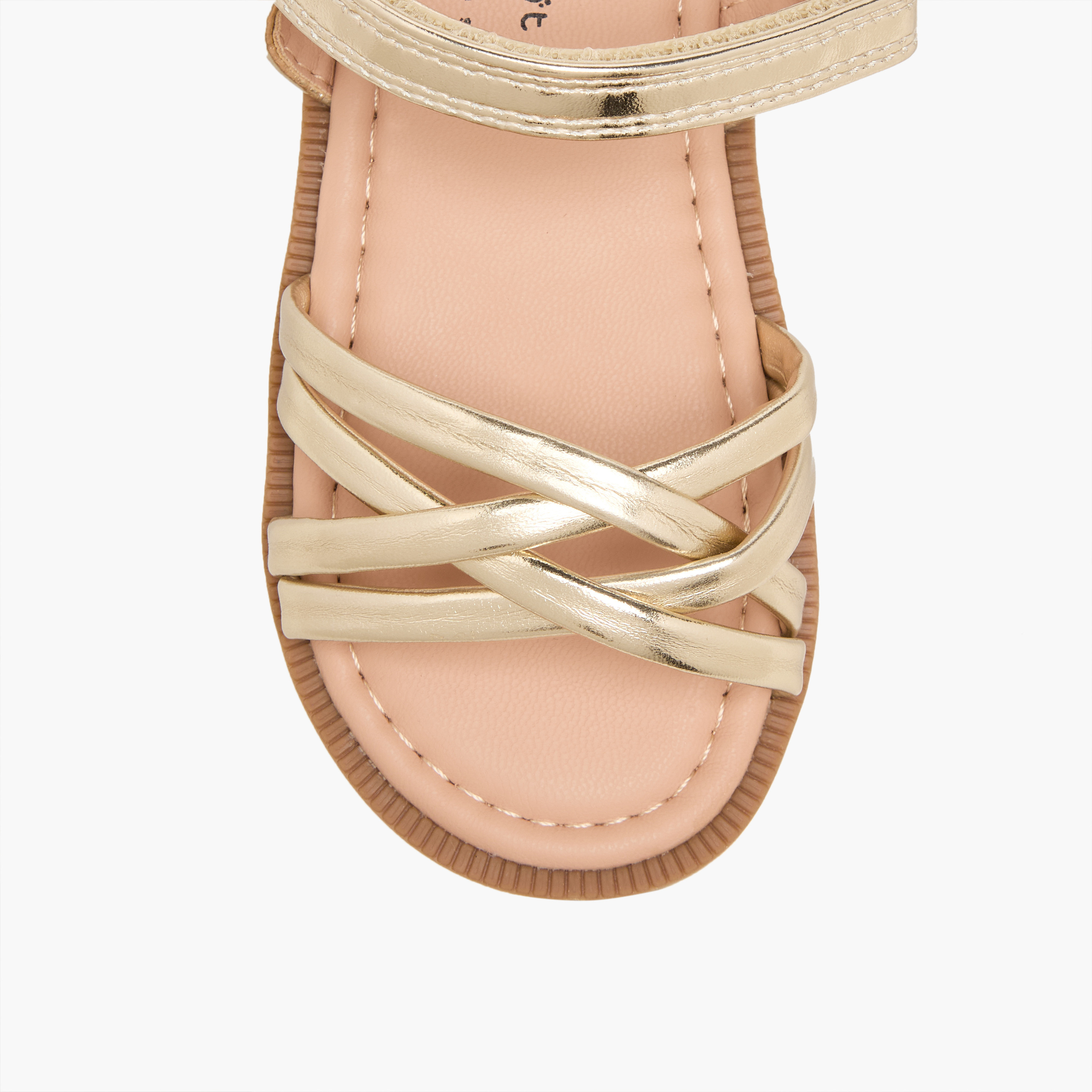 Barefeet Girls Hook & Loop Strap Sandals-girls-shoes-sandals-image-3