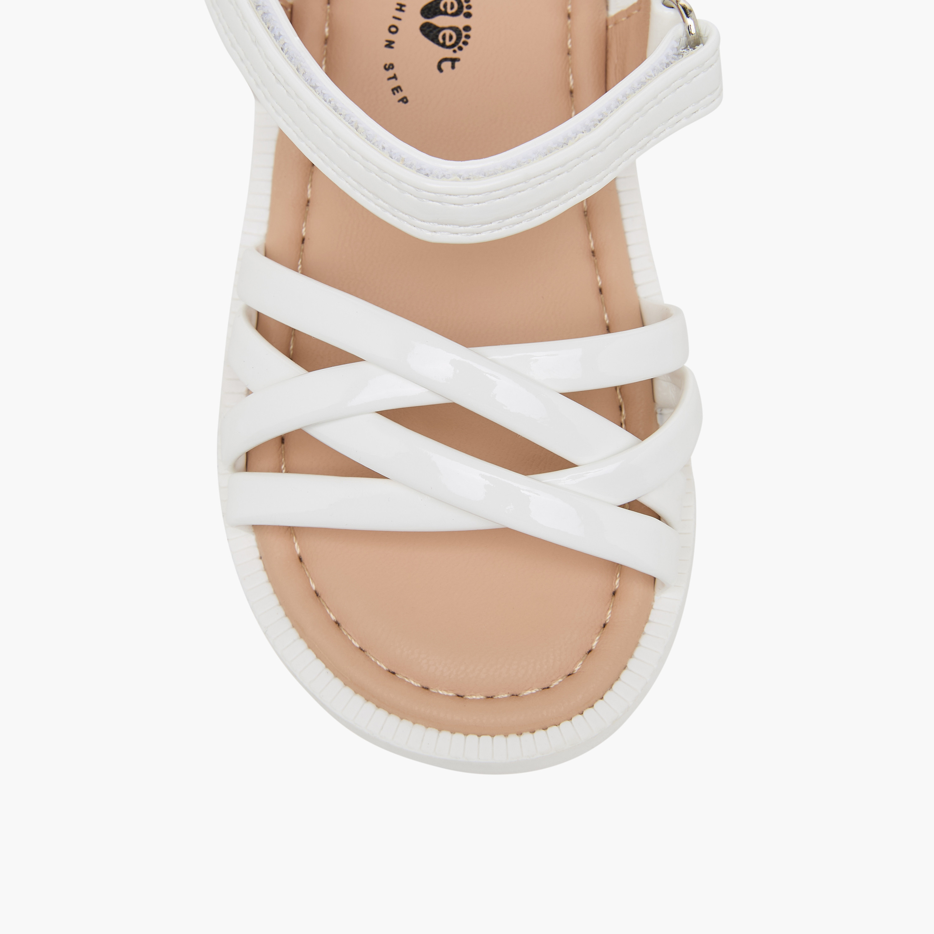 Barefeet Girls Hook & Loop Strap Sandals-girls-shoes-sandals-image-3