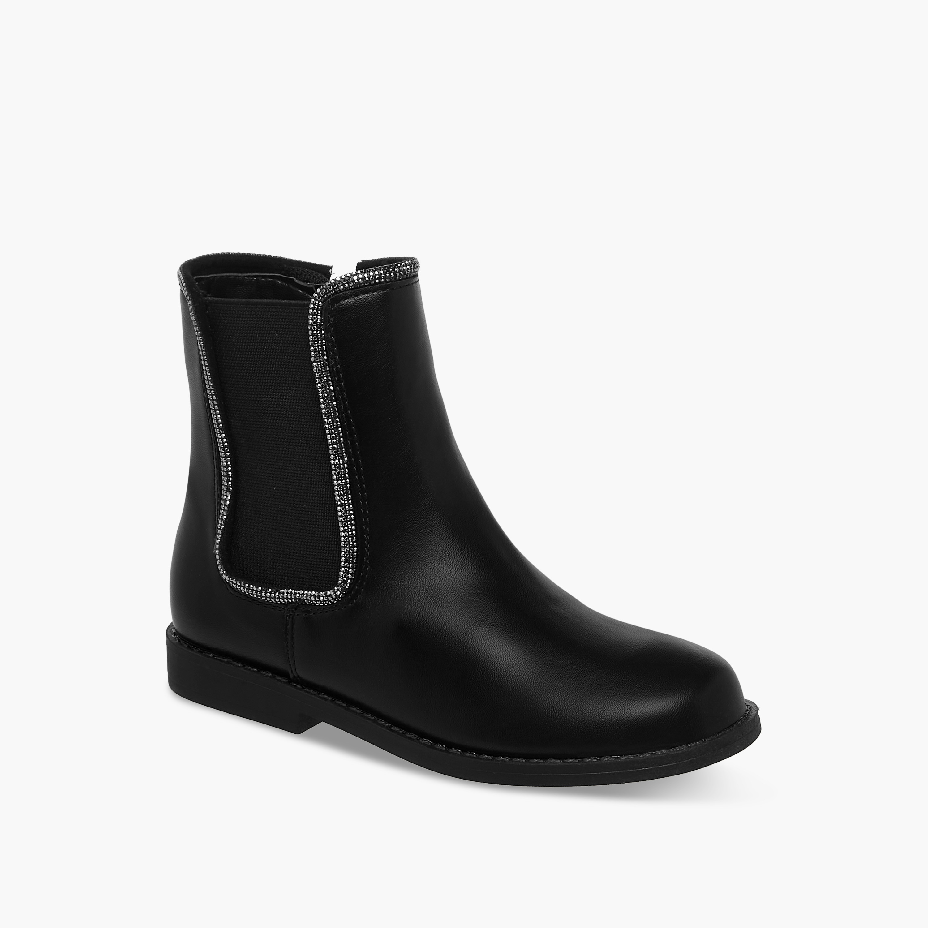 Celeste Girls Embellished High Cut Boots-girls-shoes-boots-image-2
